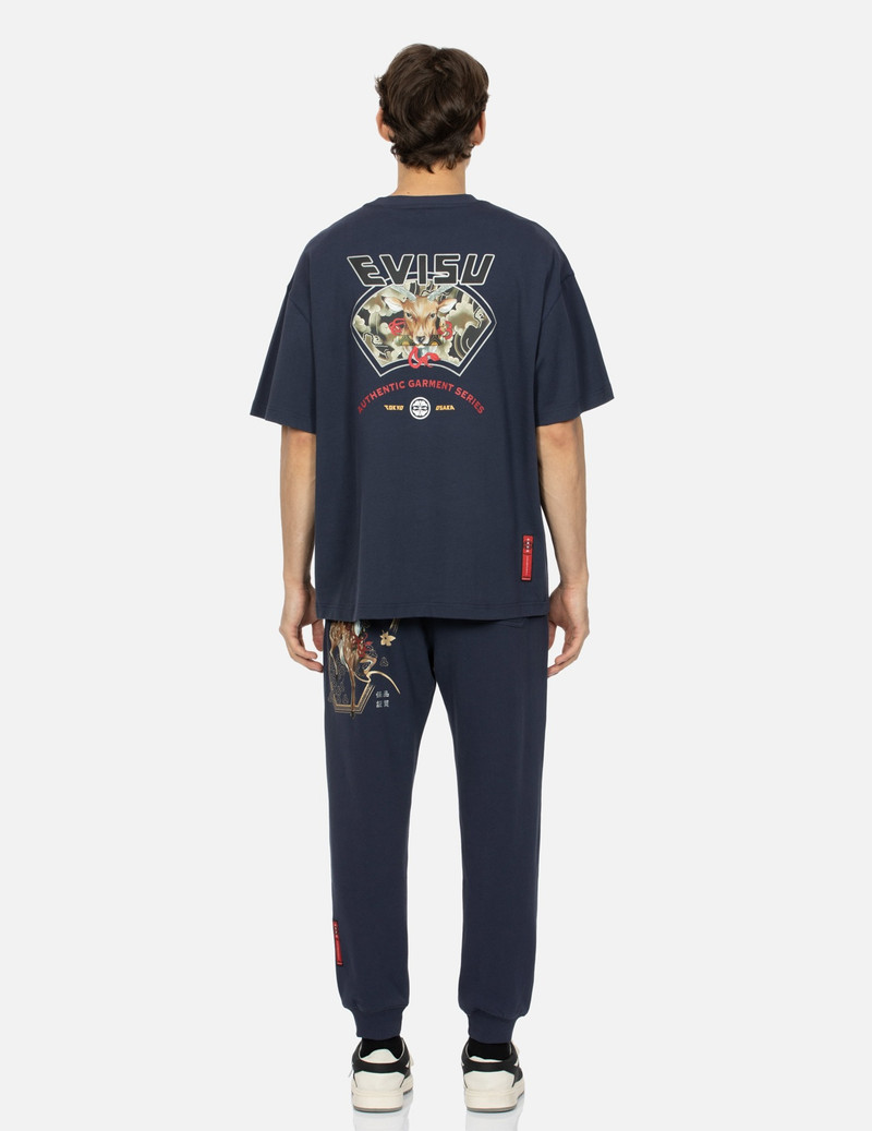 DIVINE DEER PRINT REGULAR FIT SWEATPANTS 5