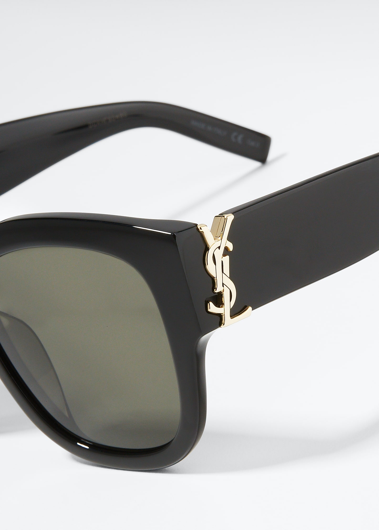 YSL Oversized Acetate Cat-Eye Sunglasses - 4