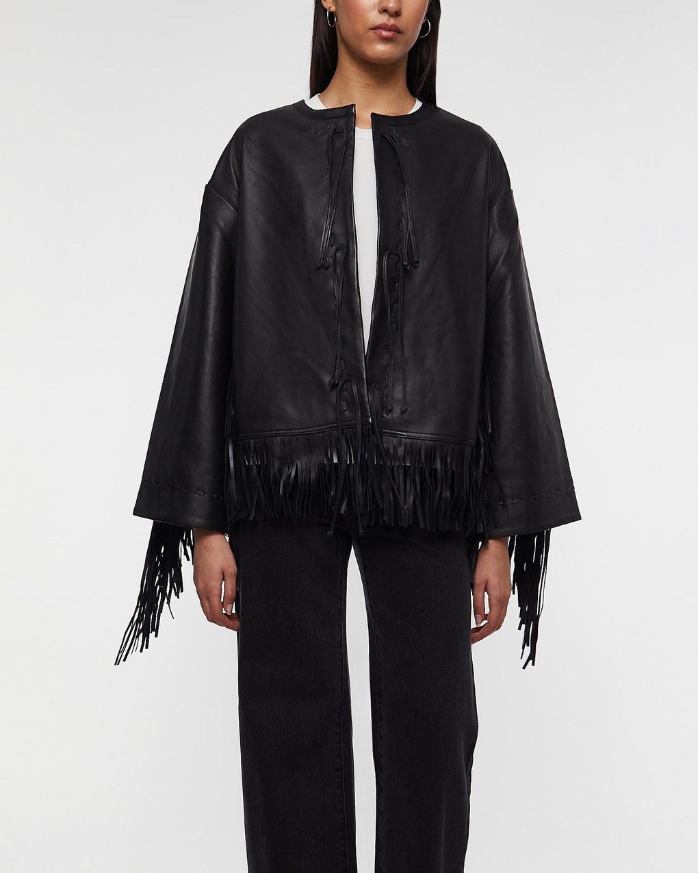 Jacket Zoena Leather  Black - 2