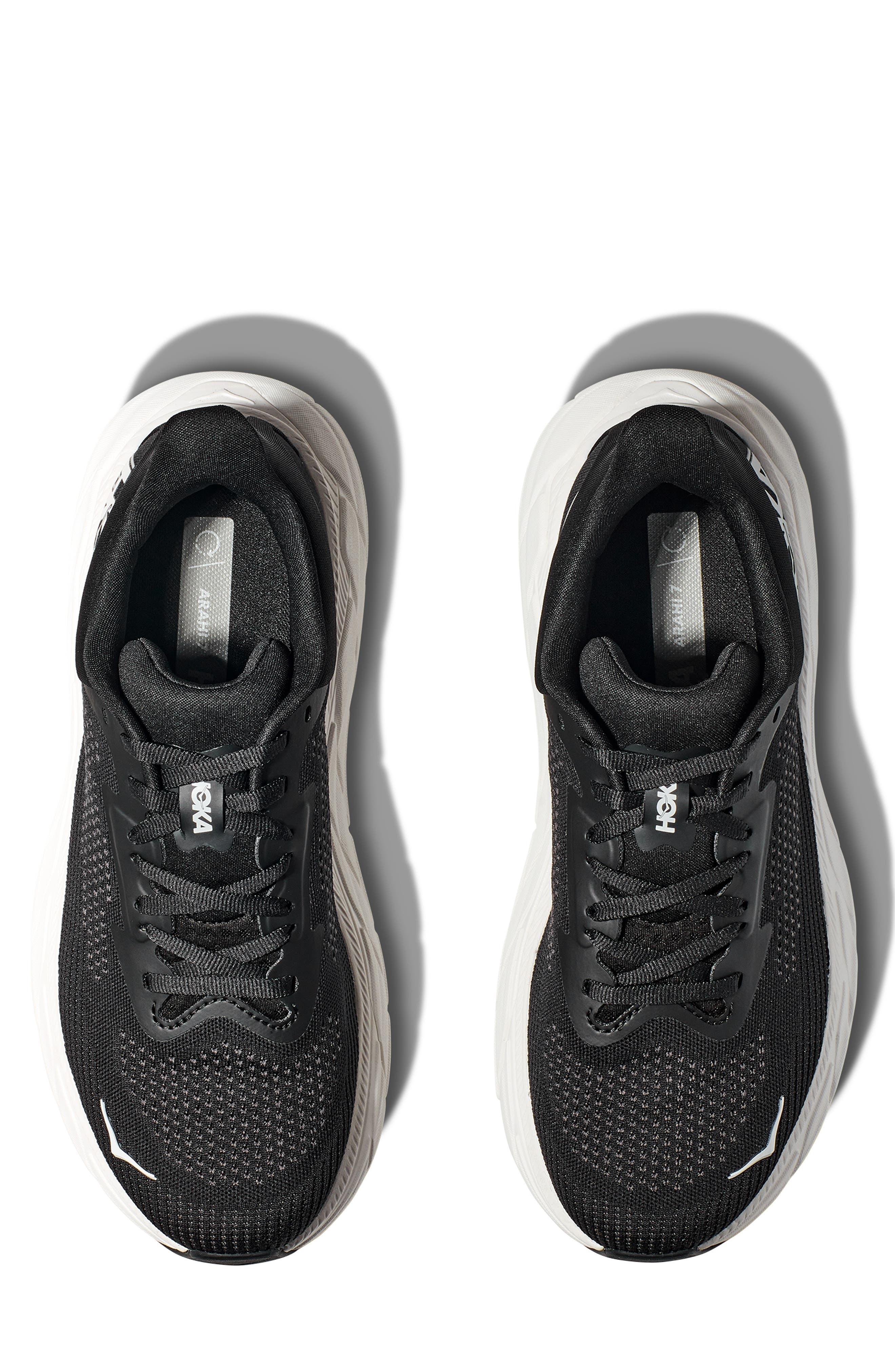 HOKA Arahi 7 Running Shoe in Black /White at Nordstrom - 3