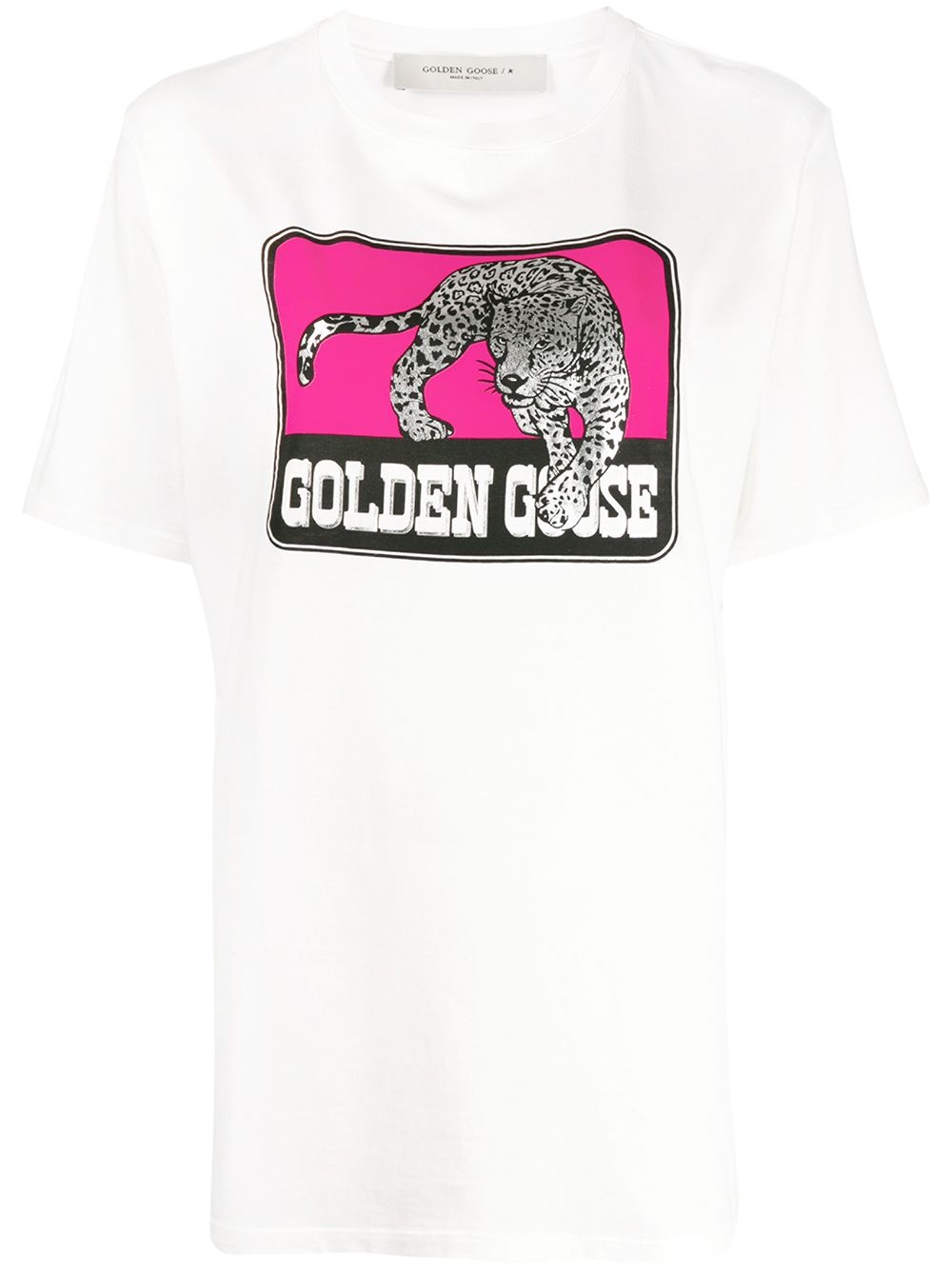 tiger graphic print T-shirt - 1