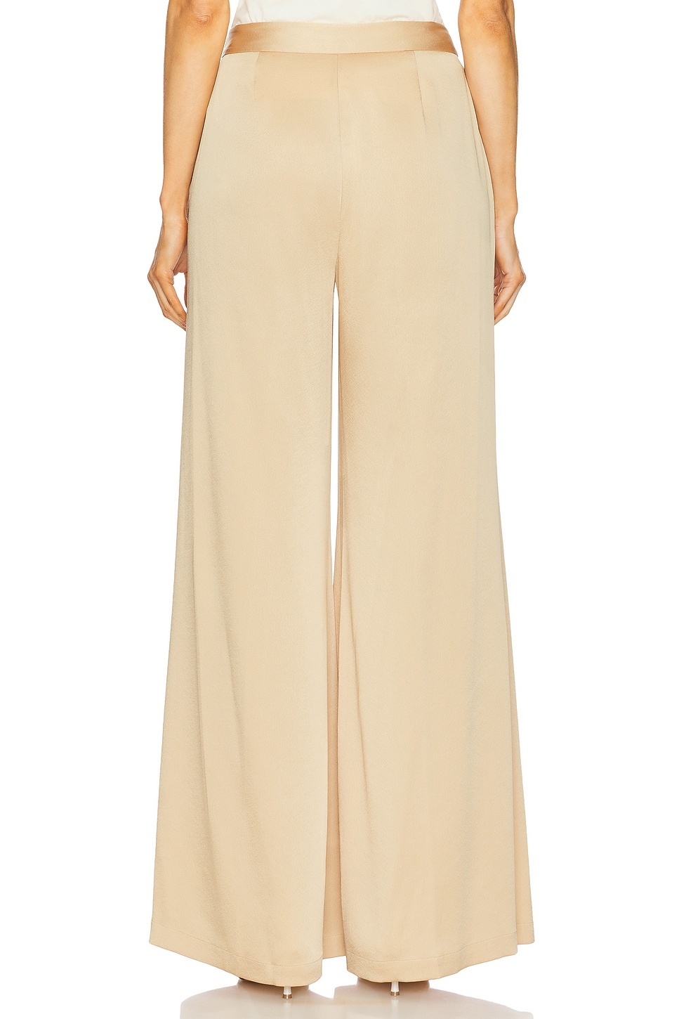 Aubrie Mid Rise Wide Leg Pant - 4