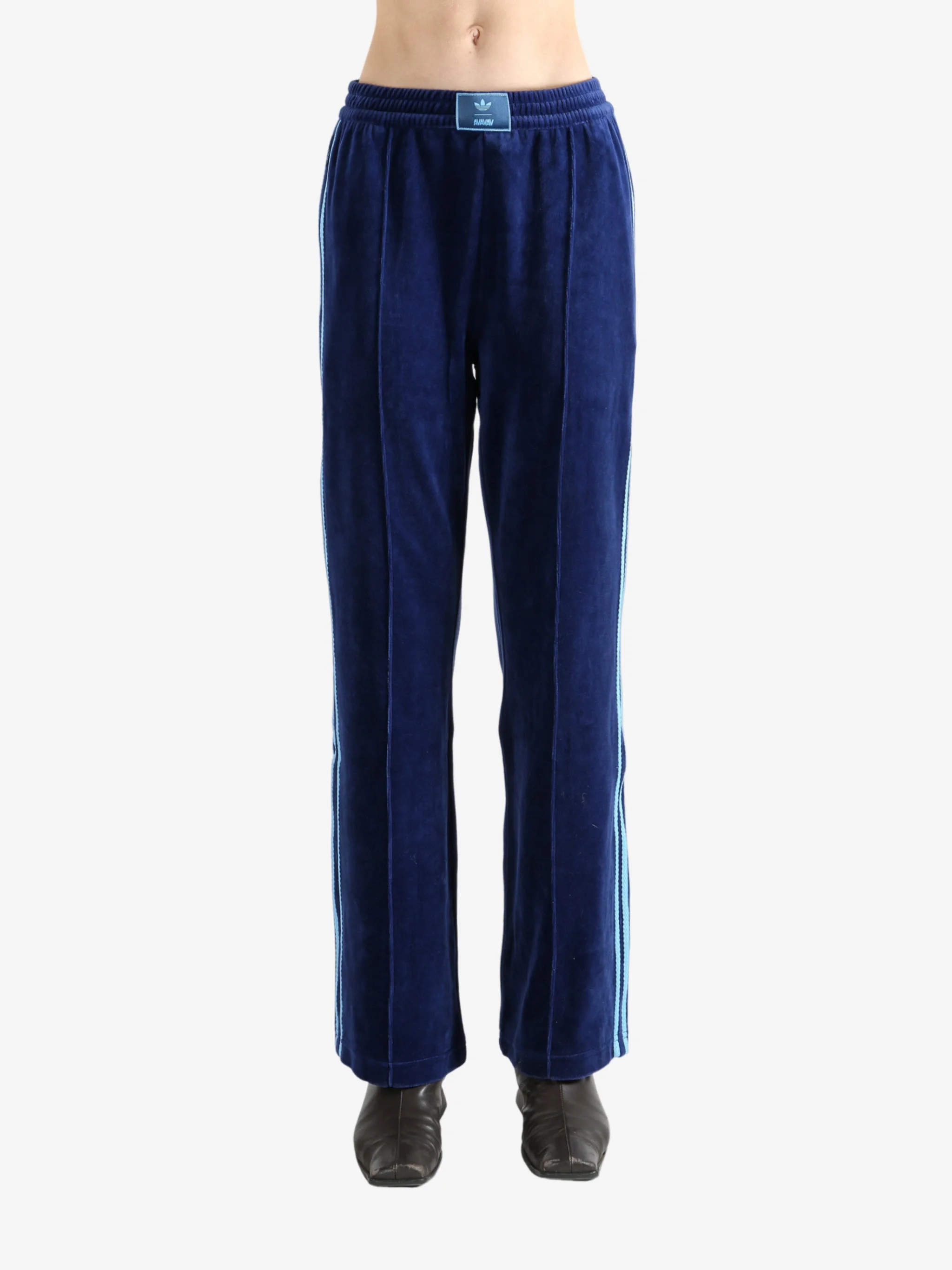 ADIDAS X AVAVAV - Women TP Velvet Stripes Along The Side Pants - 1