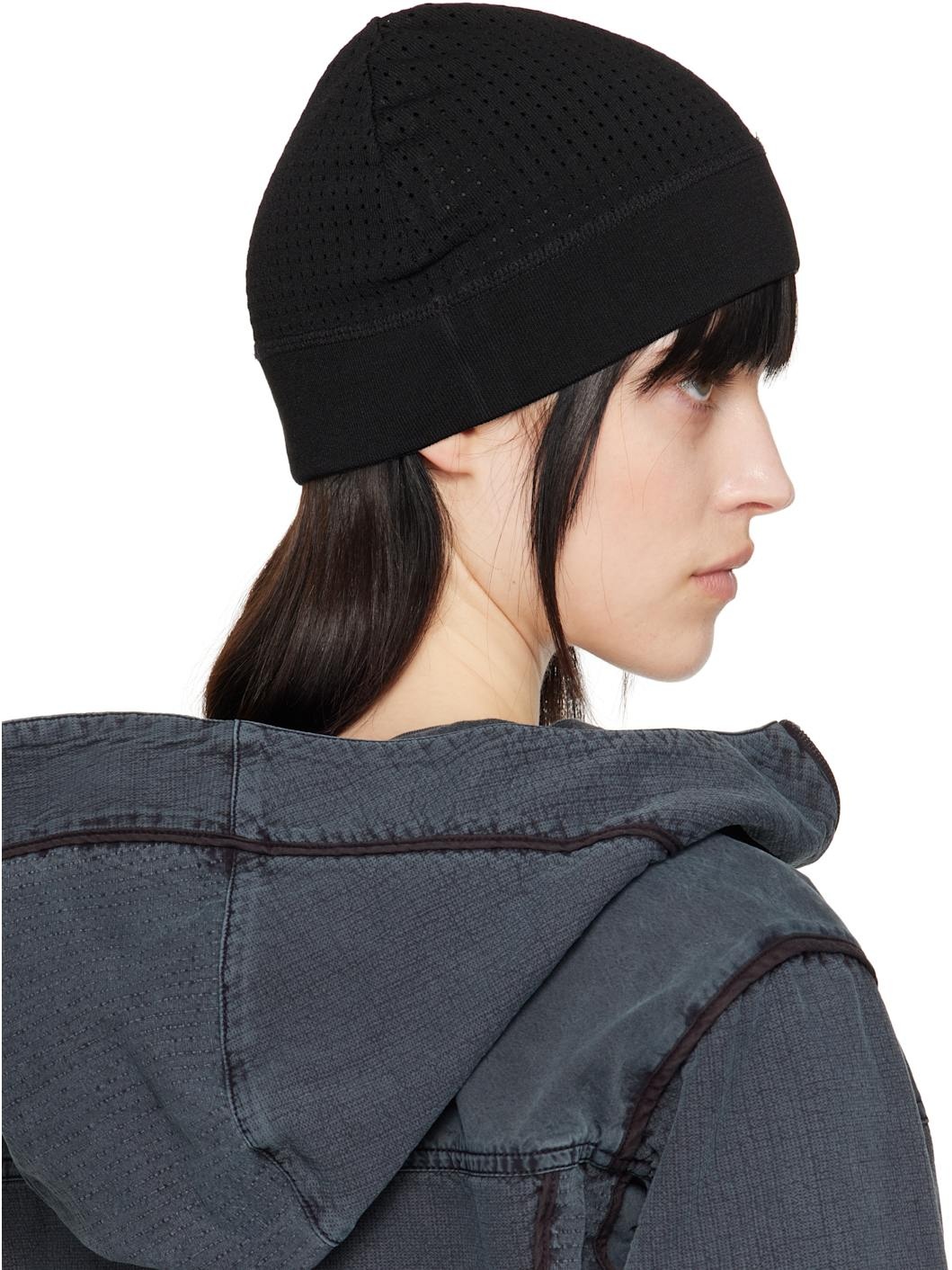 Black Logo Beanie - 3