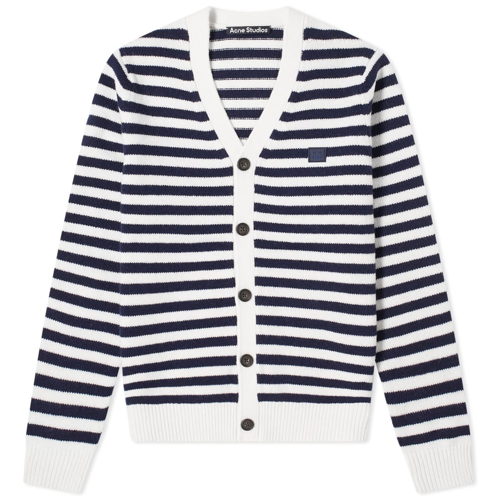 Acne Studios Keve Stripe Face Cardigan - 1