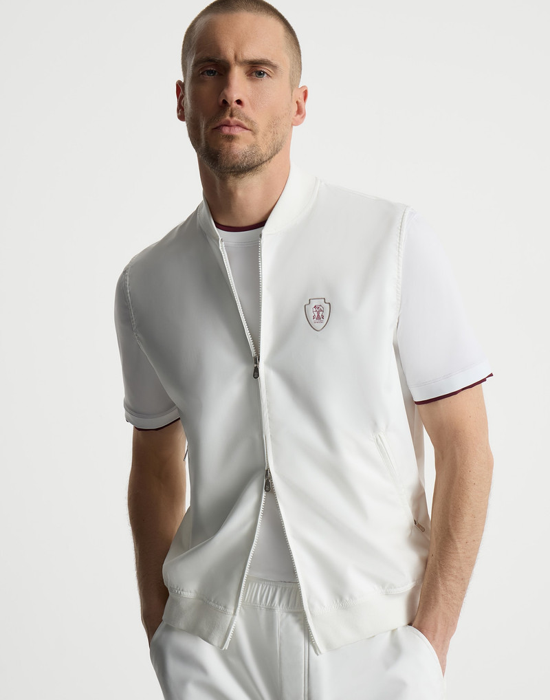 Nylon vest with logo 5
