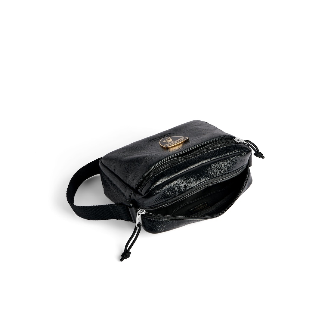 Men's Balenciaga | Automobili Lamborghini Explorer Shoulder Bag  in Black - 4