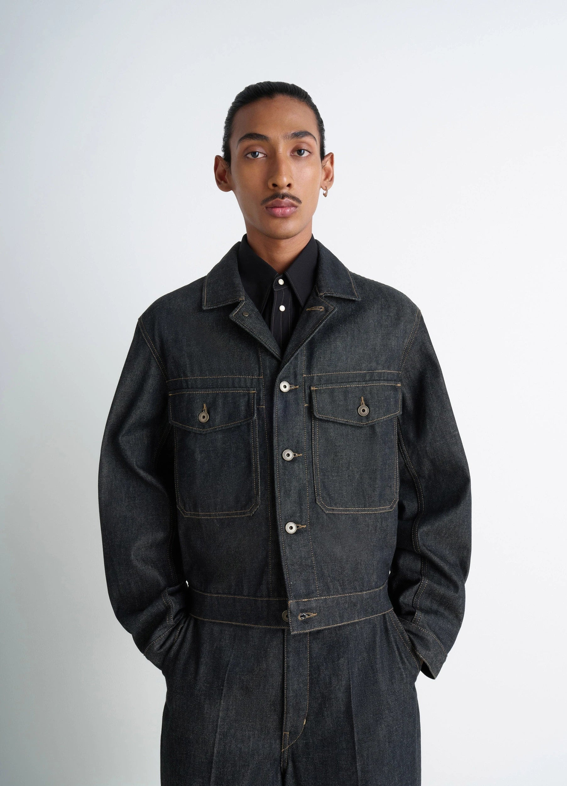 LEMAIRE │ LEATHER TRUCKER JACKET Lemaire TRUCKER JACKET | REVERSIBLE
