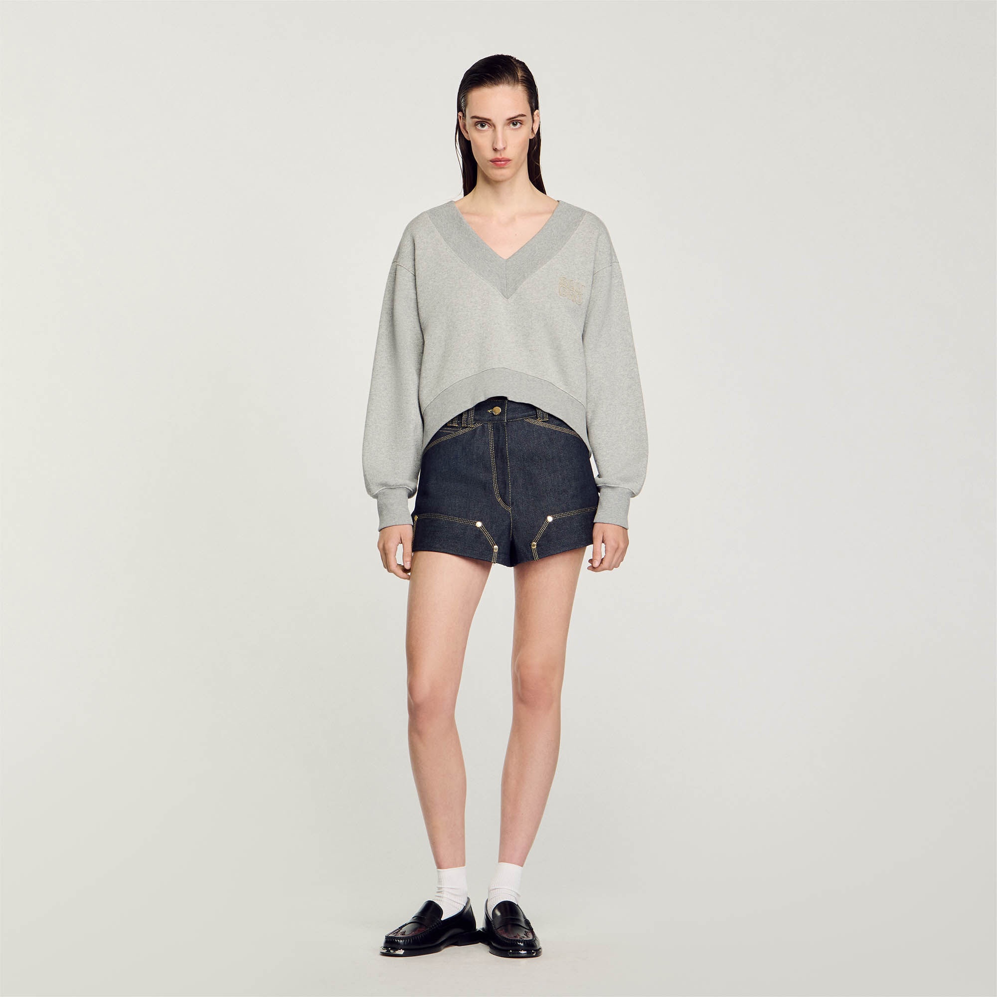 CROPPED SWEATSHIRT - 3