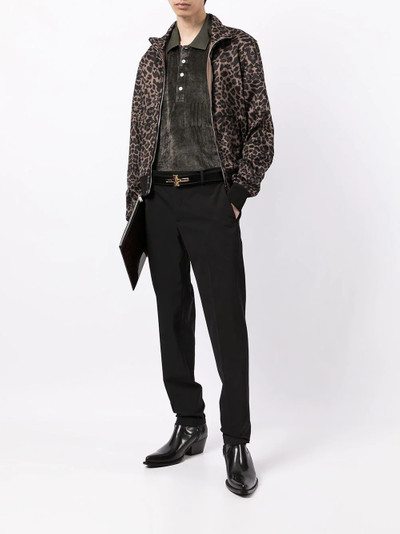 TOM FORD leopard print bomber outlook