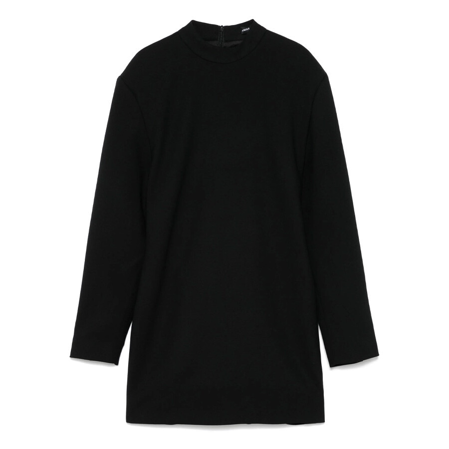 Anine Bing Adeline Virgin Wool Blend Mini Dress - 4