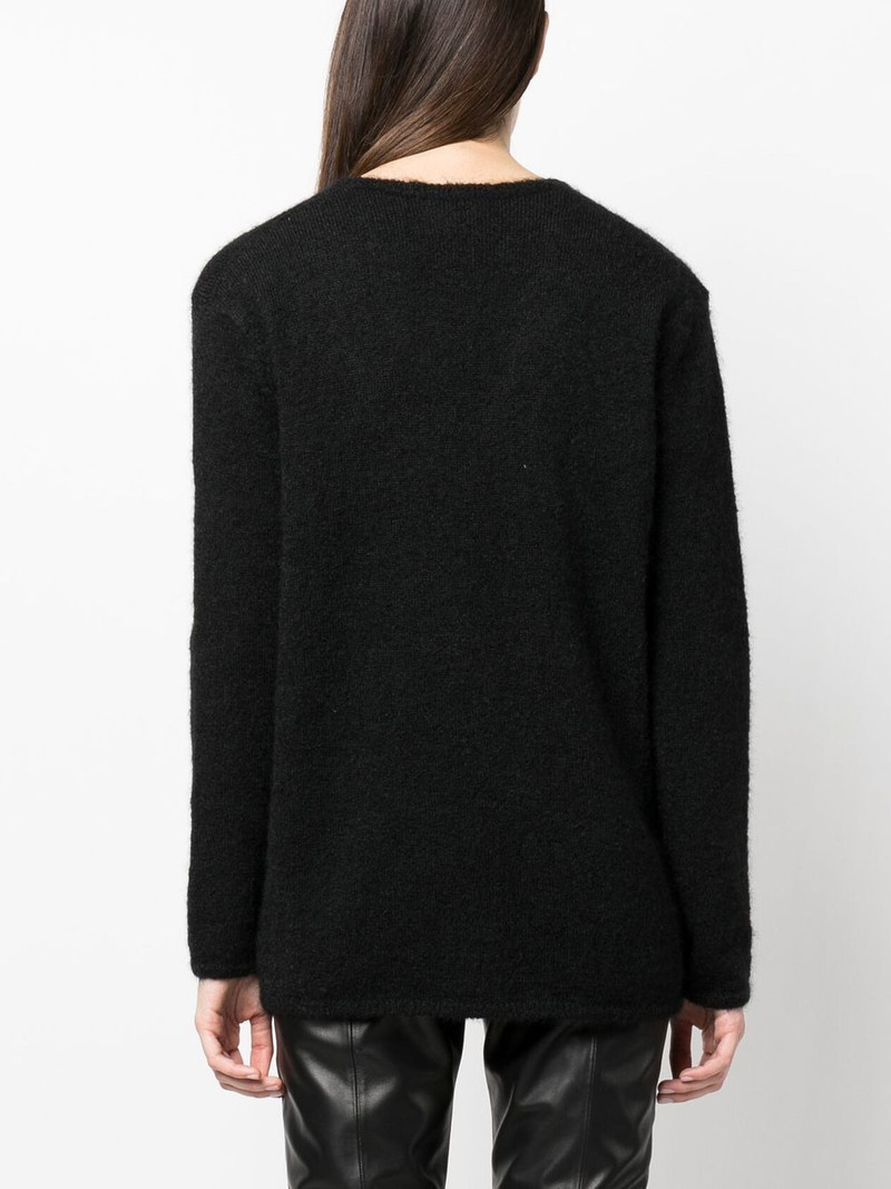 V-neck knitted jumper 4