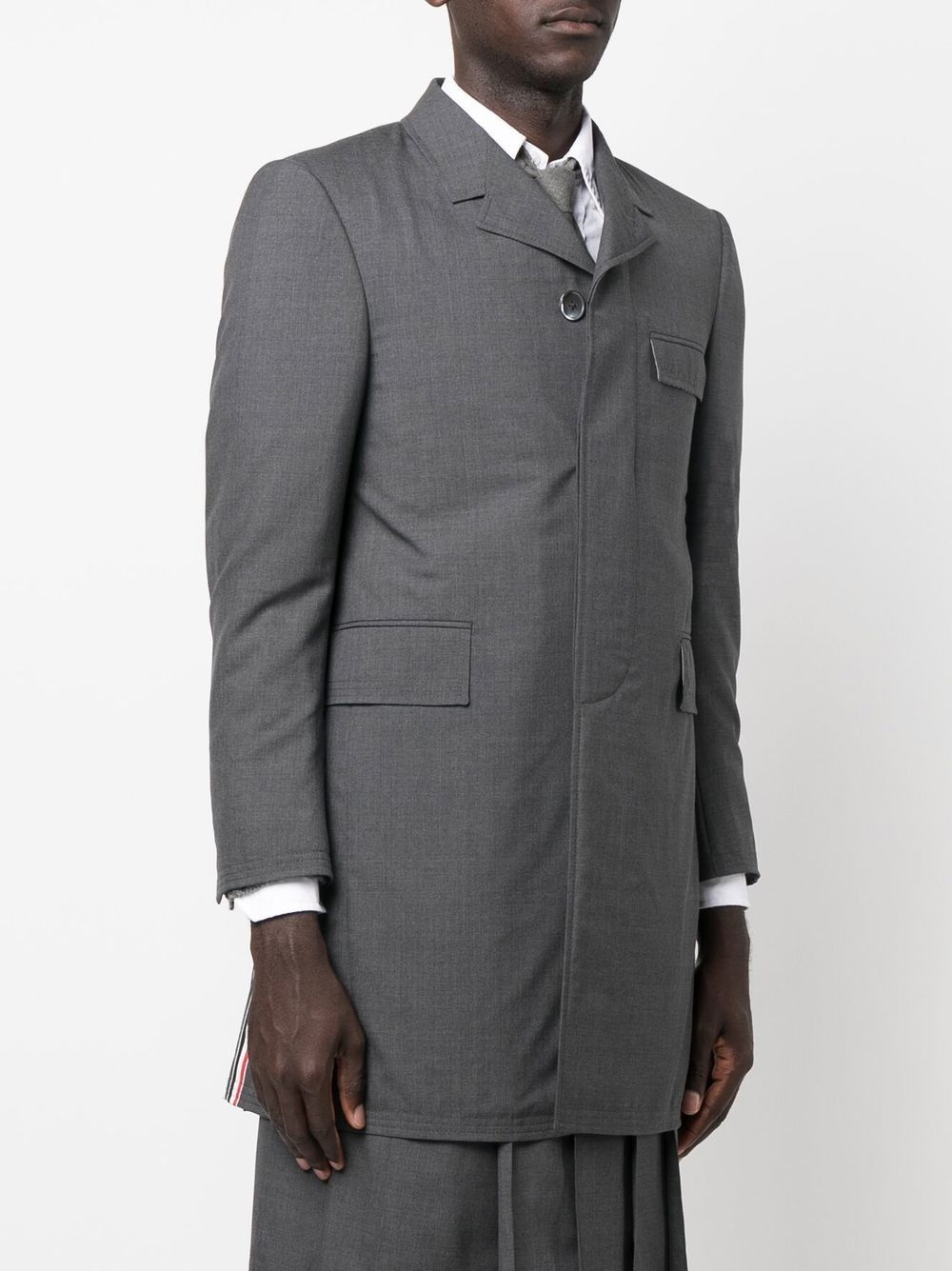 4-Bar Stripe elongated blazer - 3