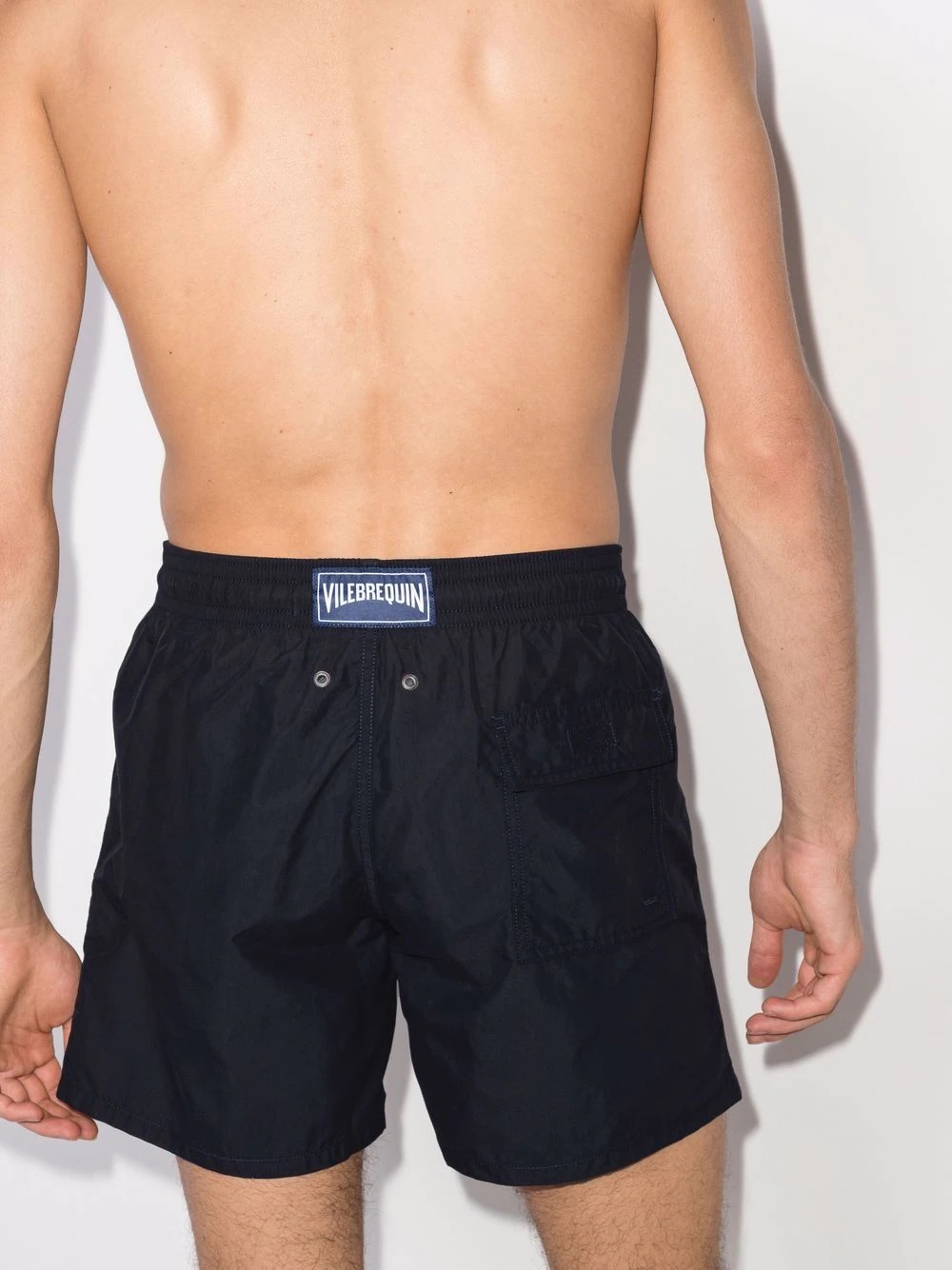 logo-patch drawstring swim shorts - 3