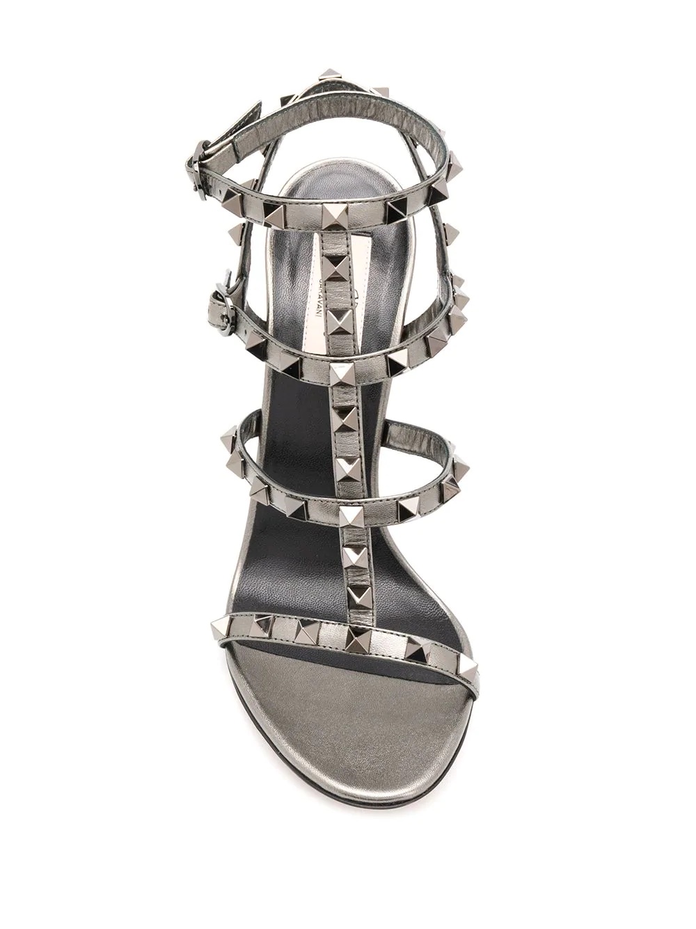 Rockstud 105mm caged sandals - 4