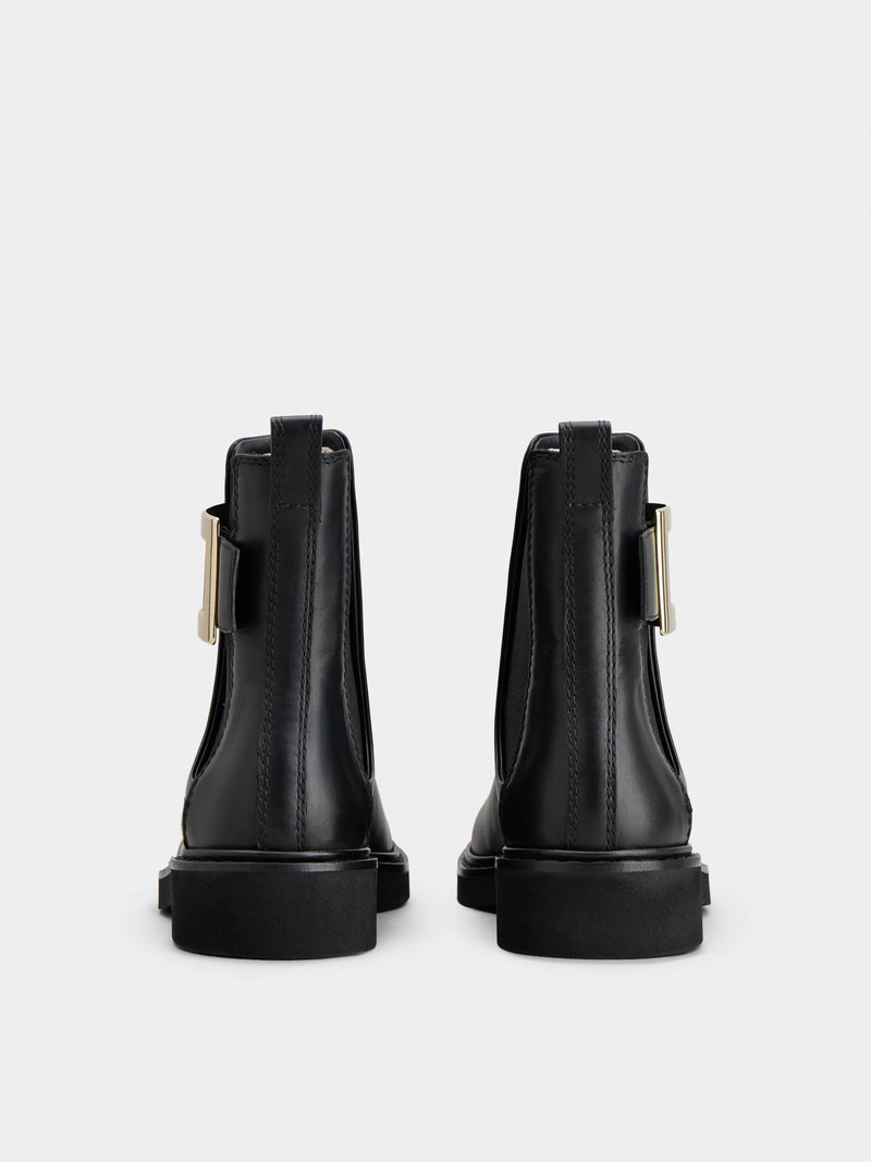 Roger Vivier Viv' Rangers Chelsea Booties in leather outlook