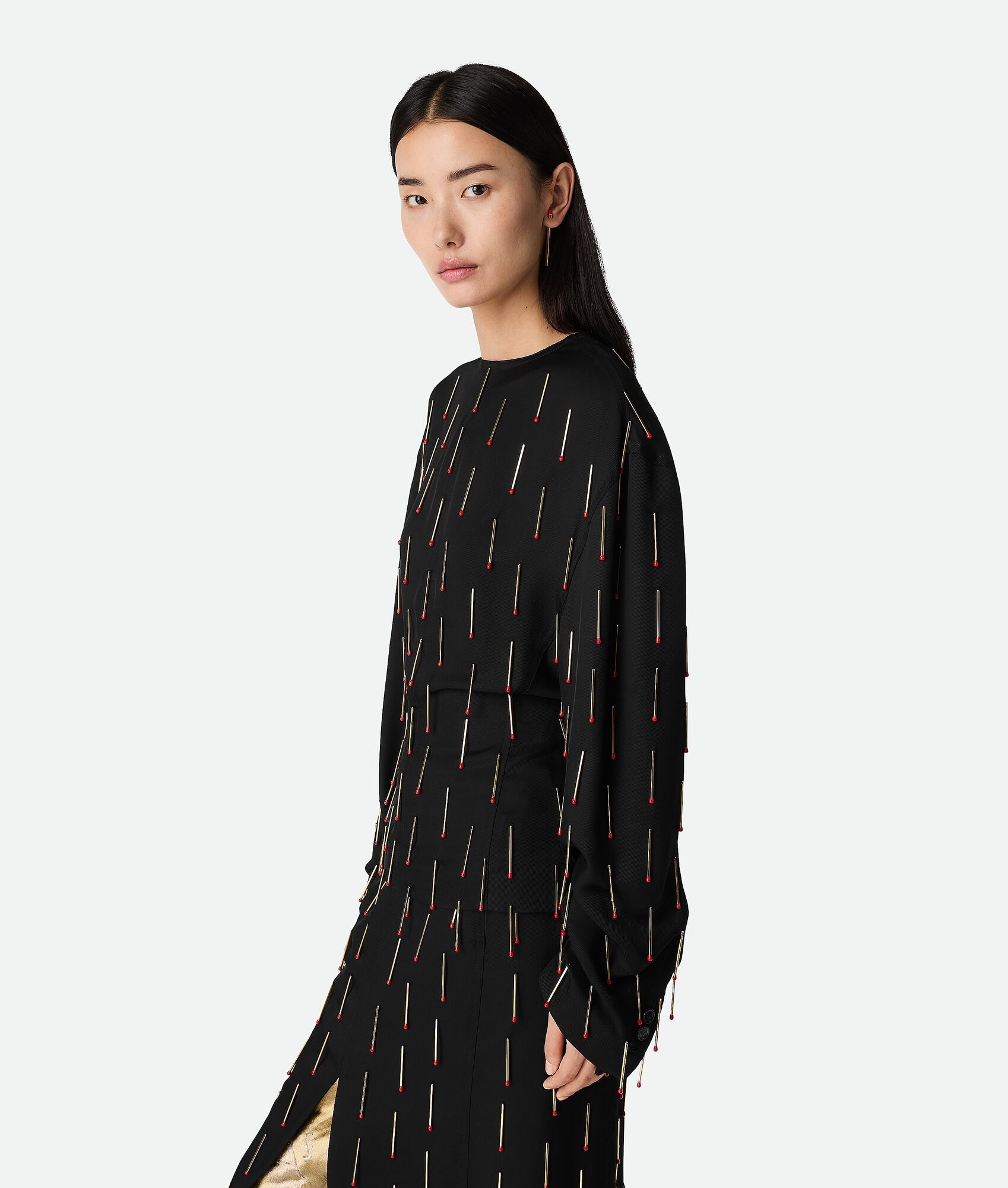 Viscose Top With Matches - 2
