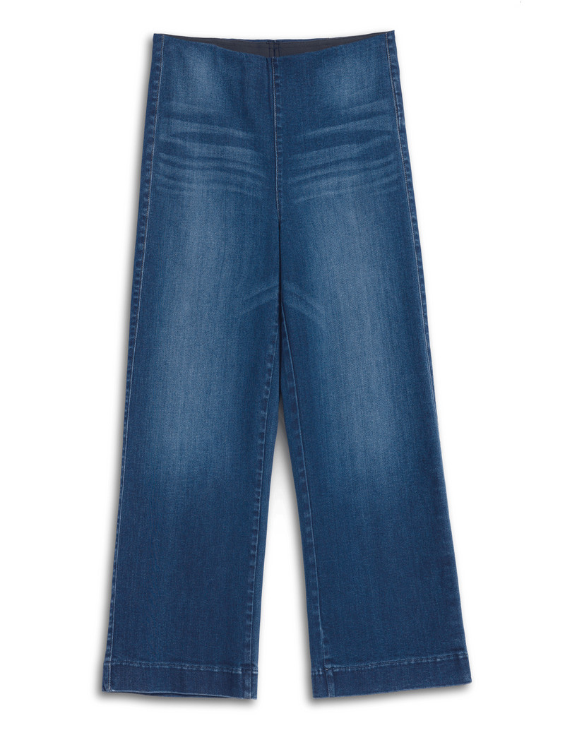 Wide-Leg Pull-On Jean - 1