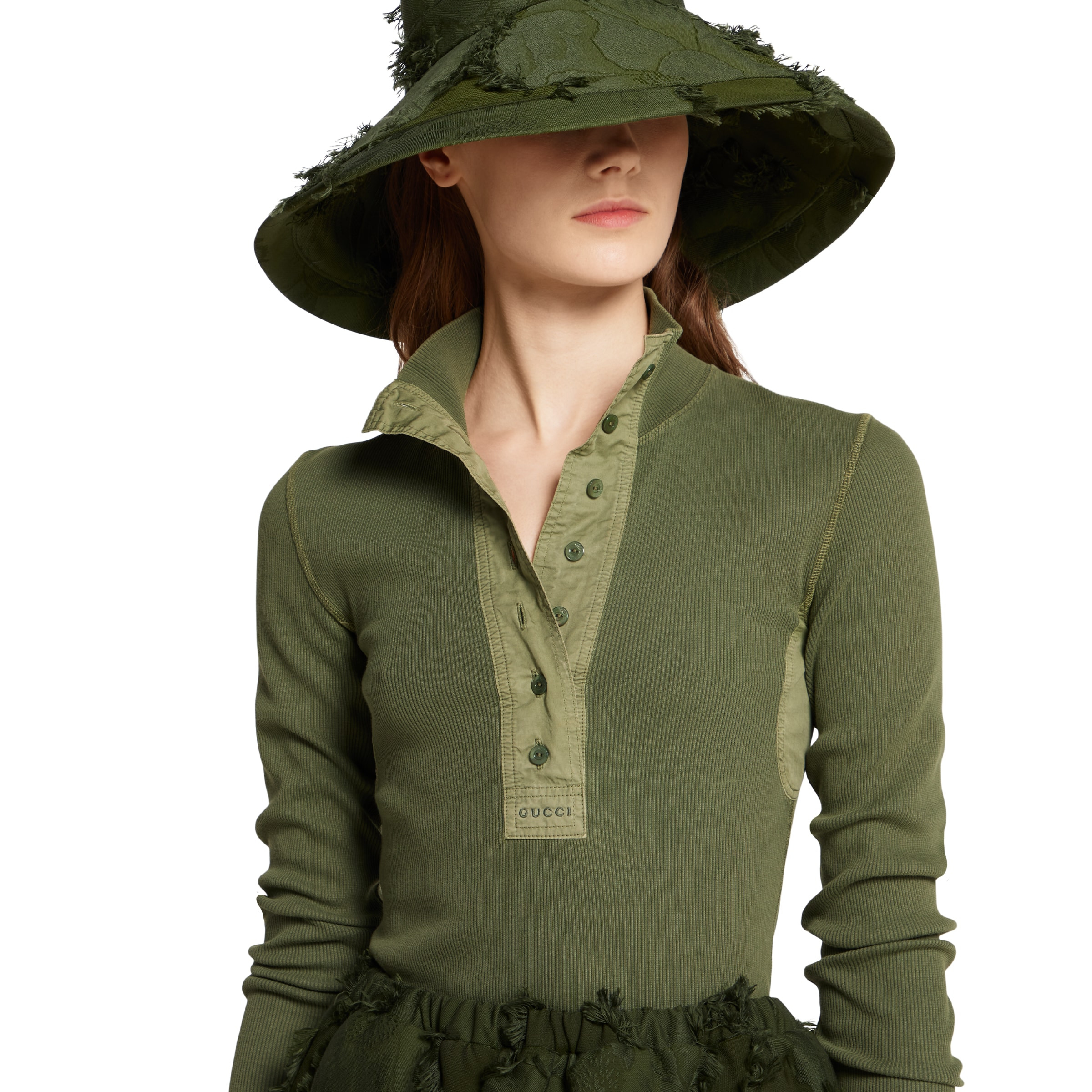 Cotton rib long-sleeve T-shirt - 5