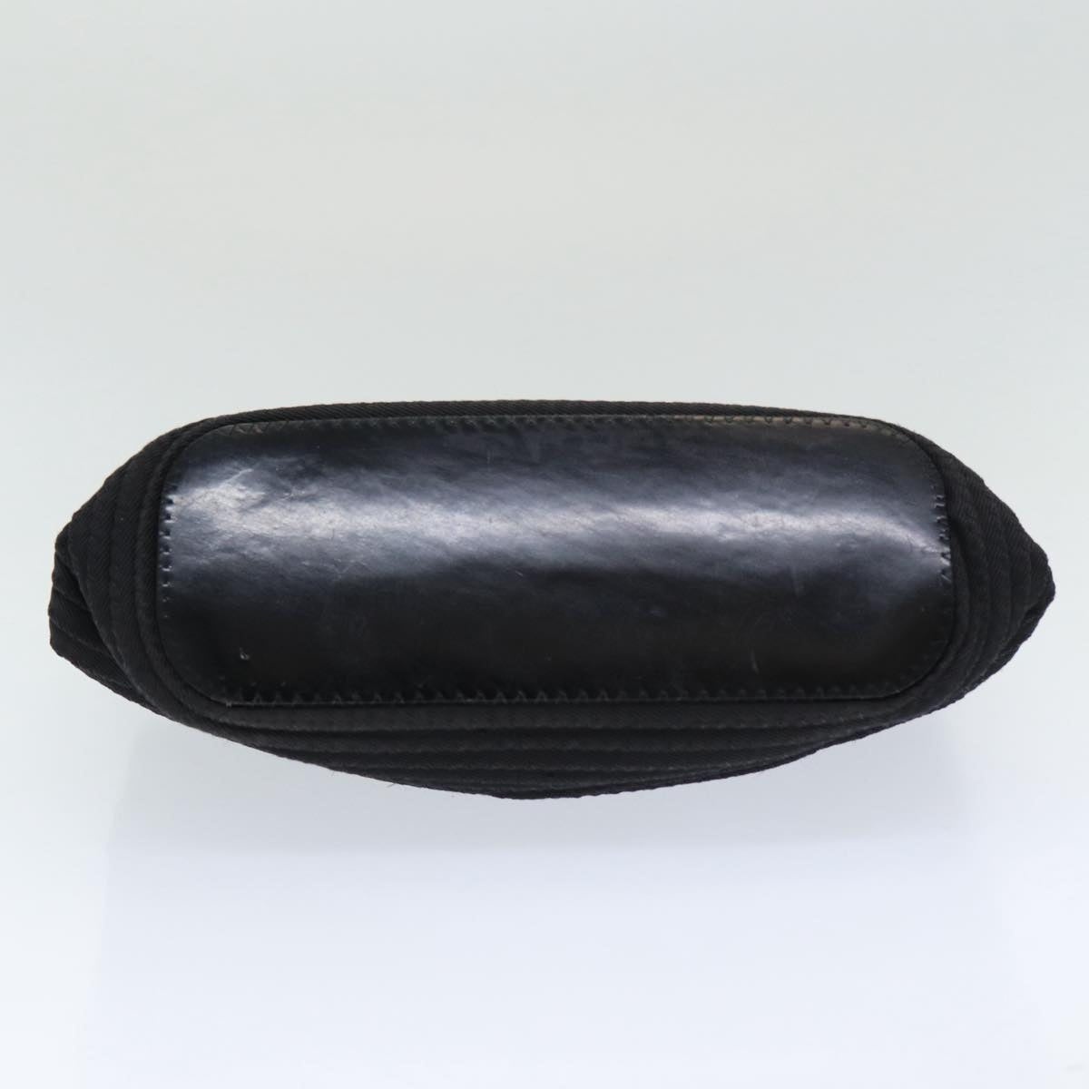 GUCCI Bamboo Hand Bag Nylon Black - 5