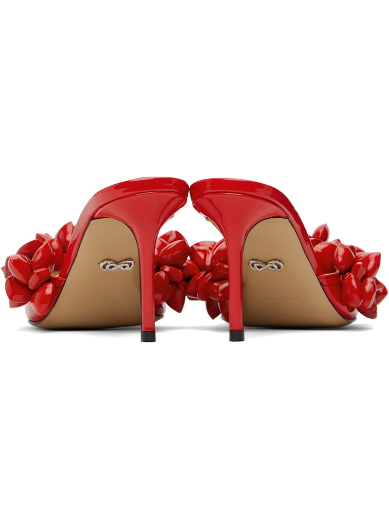 85mm puffly-heart patent mules 2