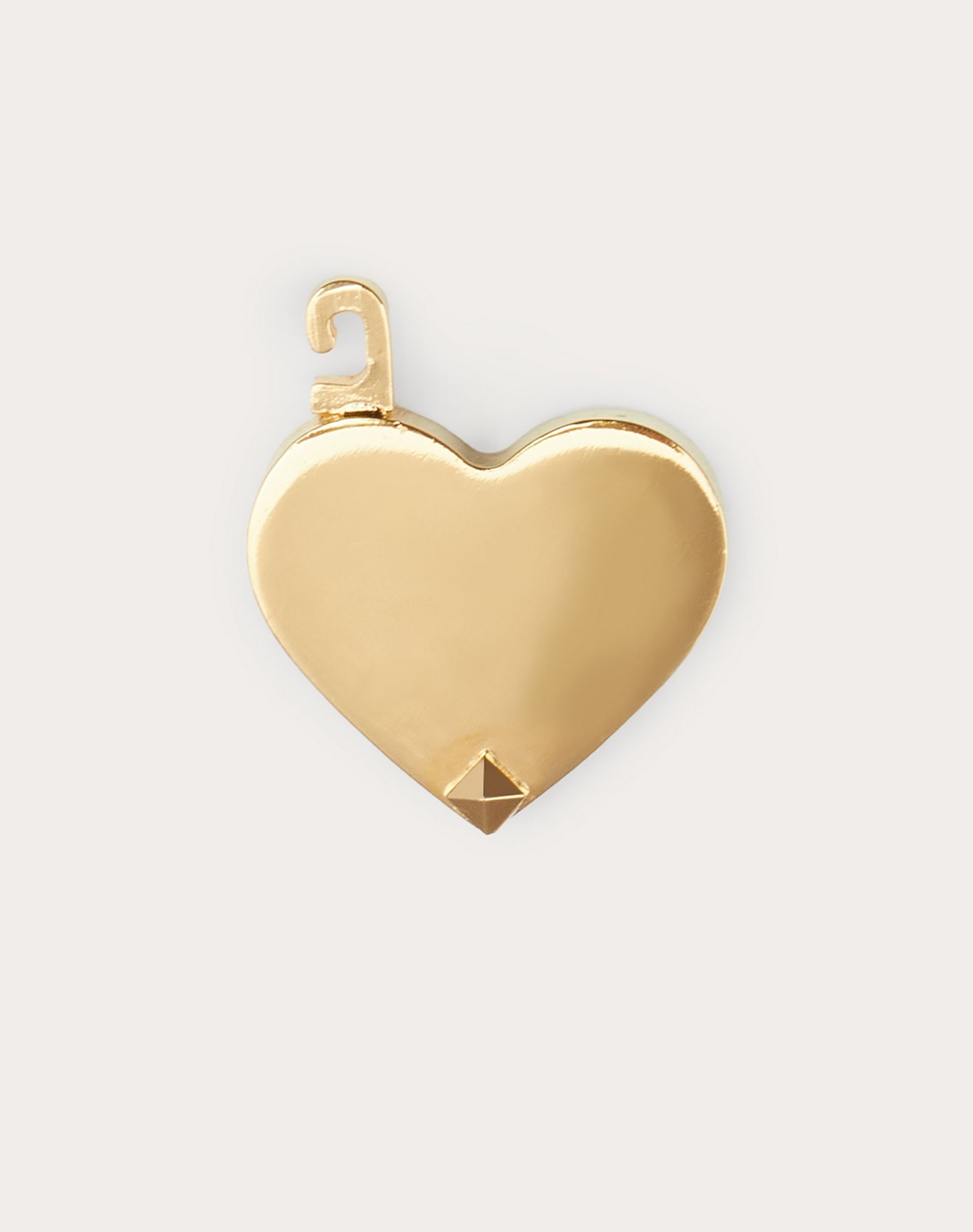 Call me Valentino heart-shaped metal charm - 1