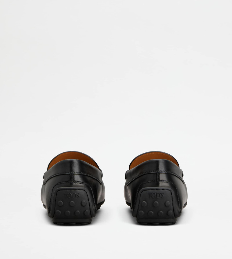 Tod's CITY GOMMINO LOAFERS IN LEATHER - BLACK outlook