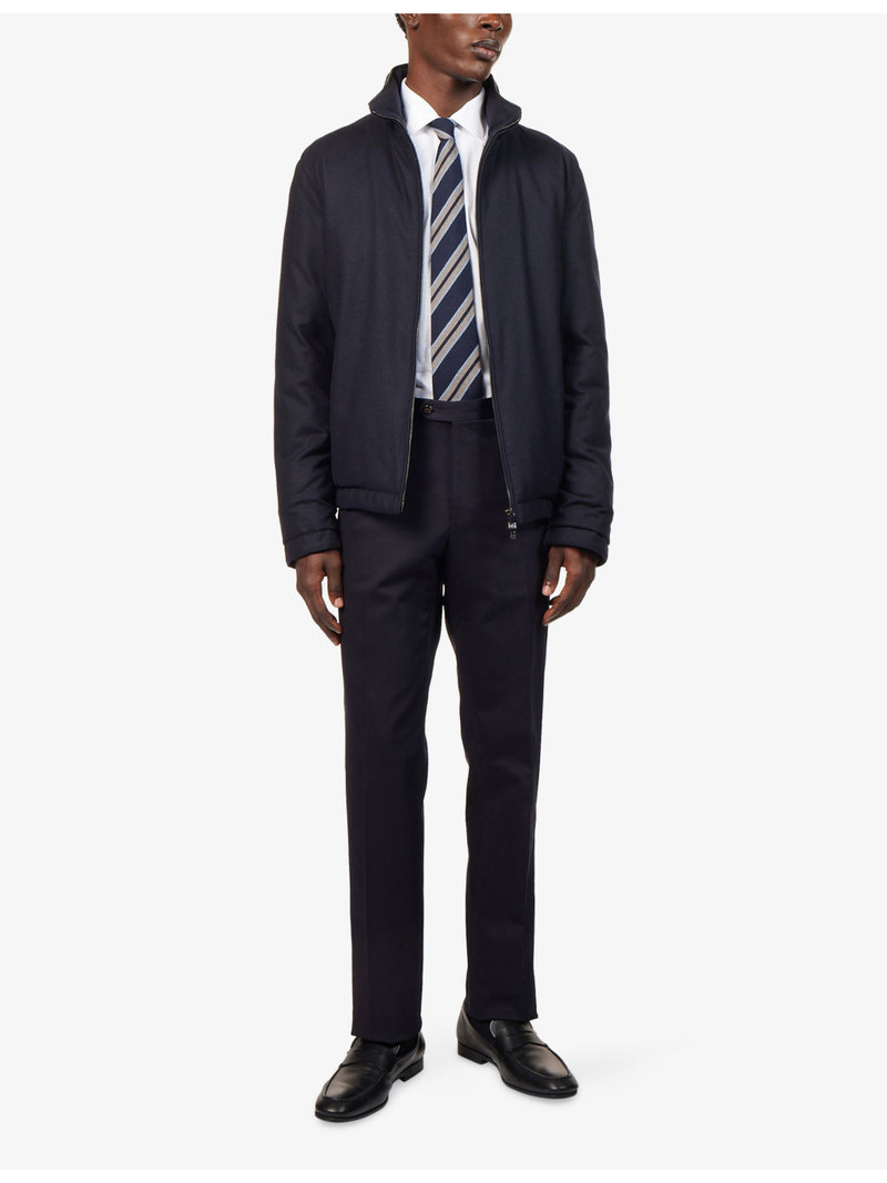 CORNELIANI Padded Blouson Cashmere Blend Jacket outlook