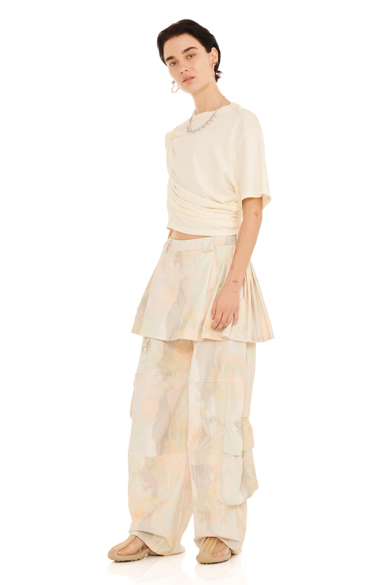 Collina Strada GUA SHA PLAID LAWN SKIRT CARGO PANT outlook