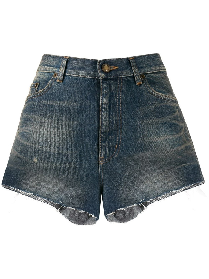 high waisted denim shorts 1