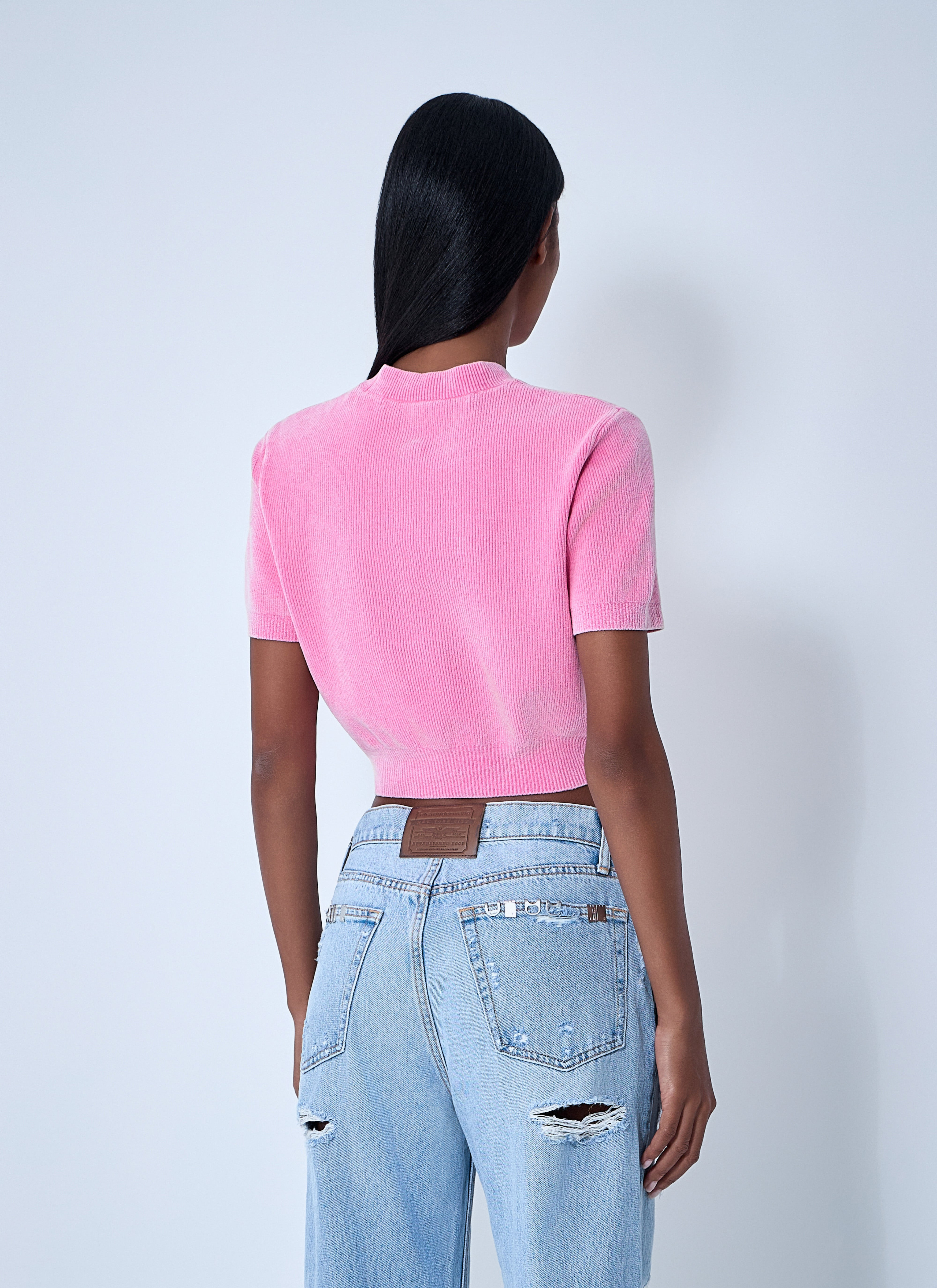Alexander Wang Women Logo Motif Knitted Top - 4
