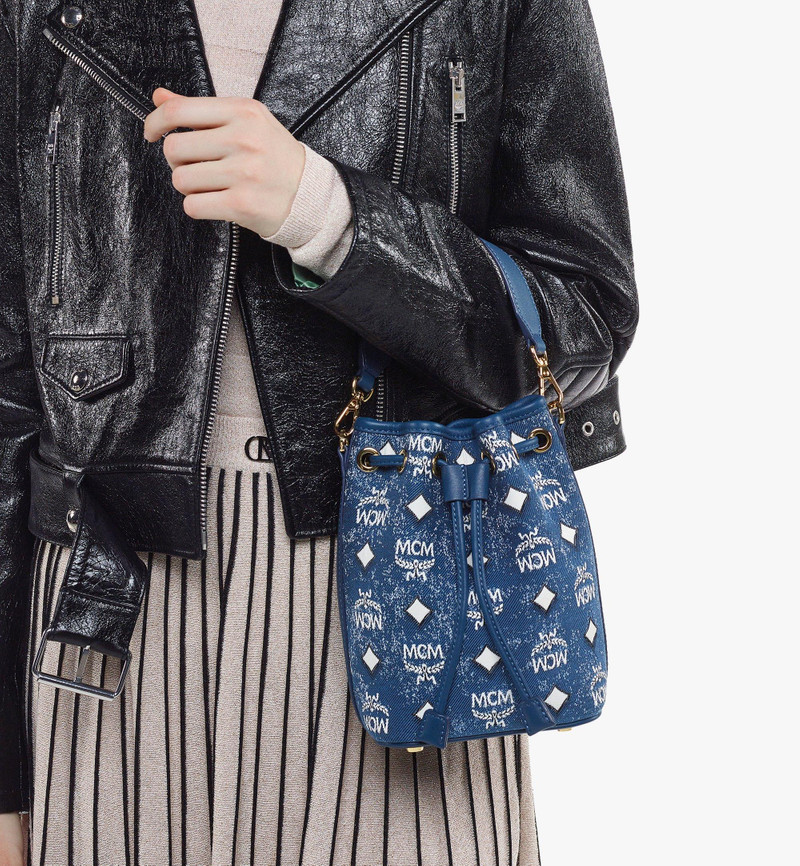 Dessau Drawstring in Vintage Denim Jacquard 6