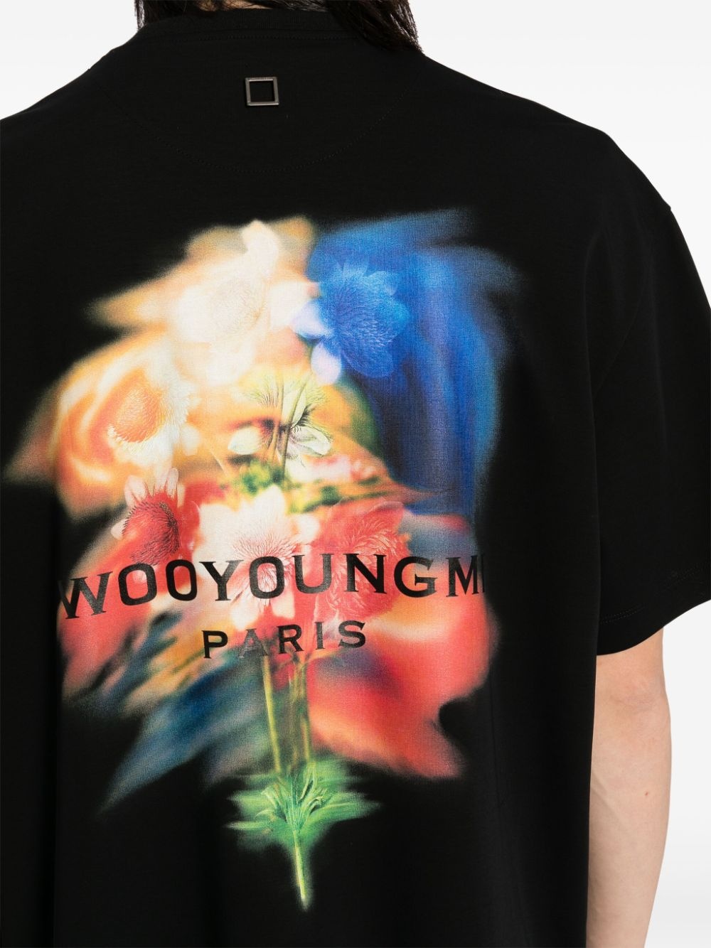 logo-patch cotton T-shirt - 5