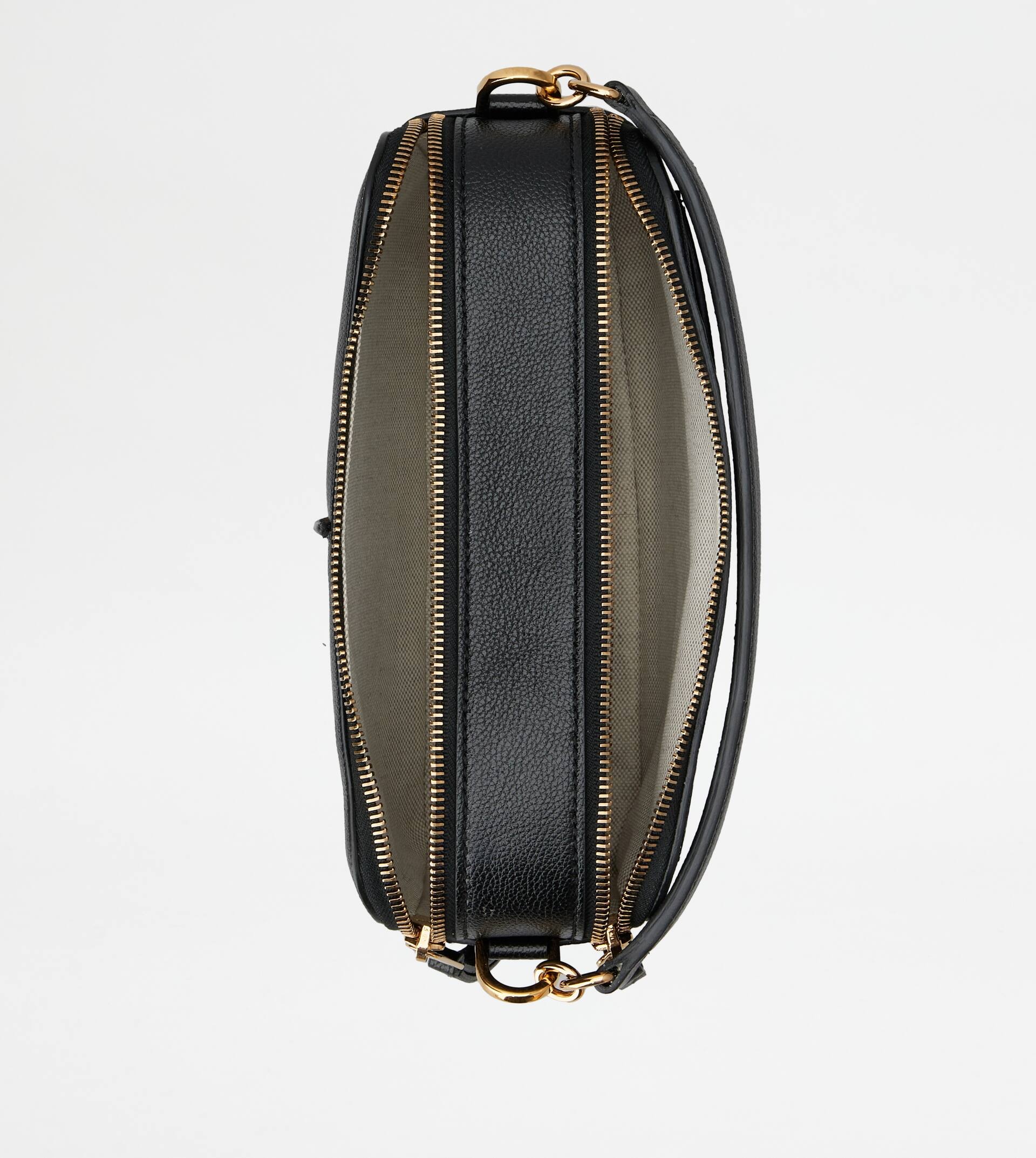 T TIMELESS CAMERA BAG IN LEATHER MINI - BLACK - 4