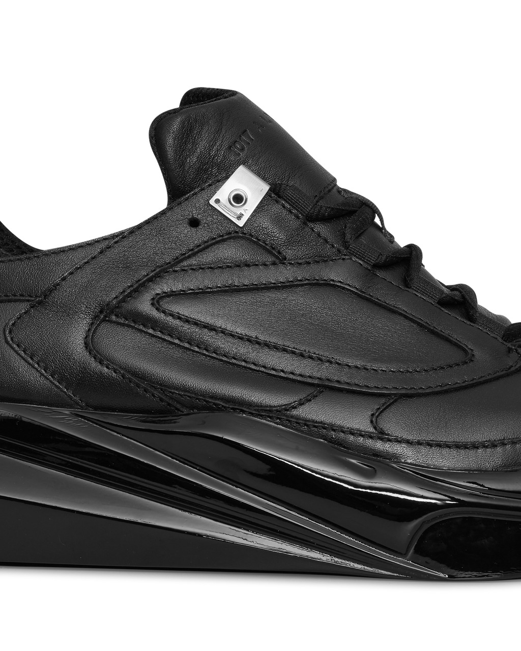 1017 ALYX 9SM Alyx Woman Black Leather Hiking Sneakers