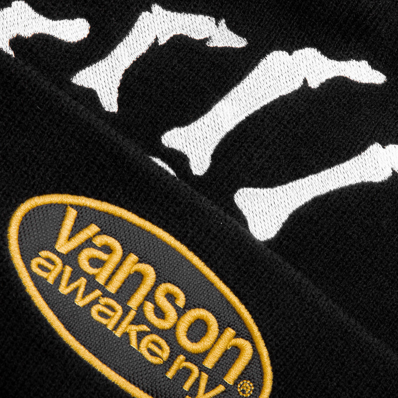 AWAKE NY VANSON BONES BEANIE - BLACK outlook