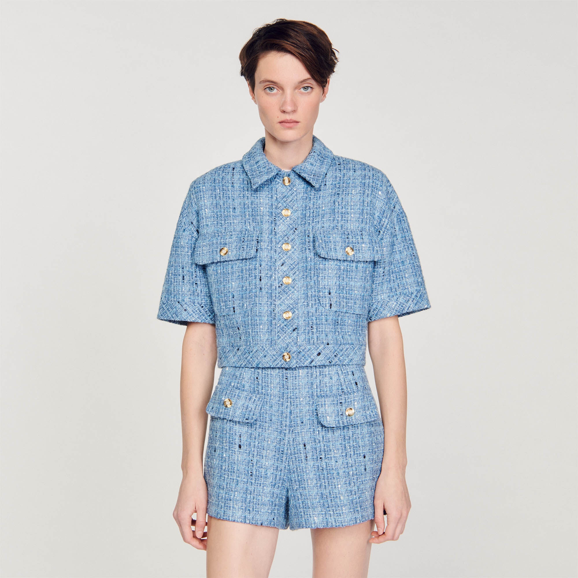 TWEED SHORTS - 5