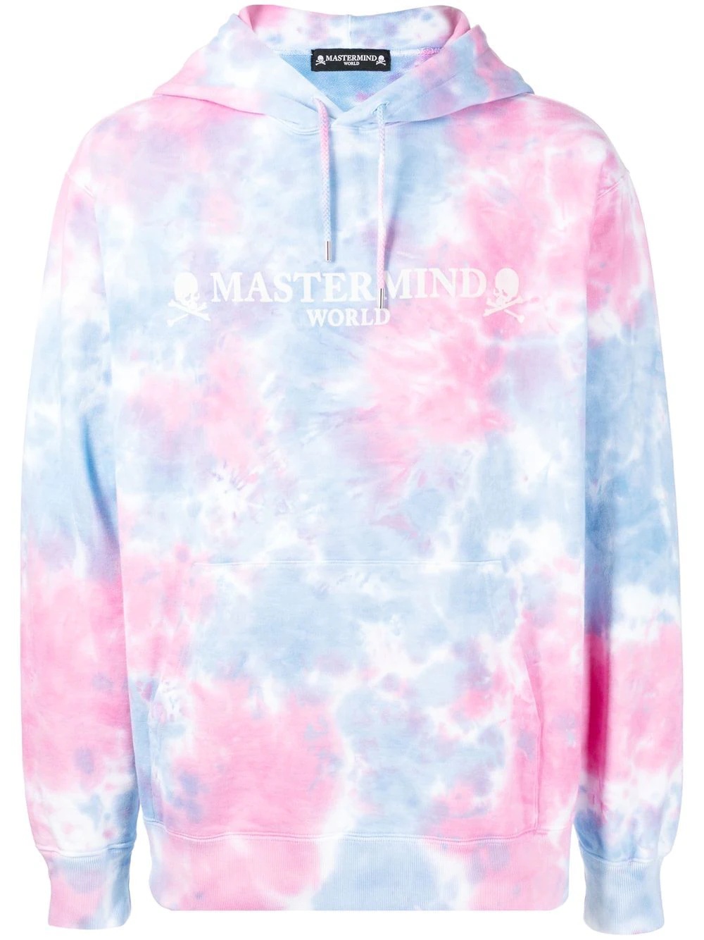 tie-dye logo-print hoodie - 1