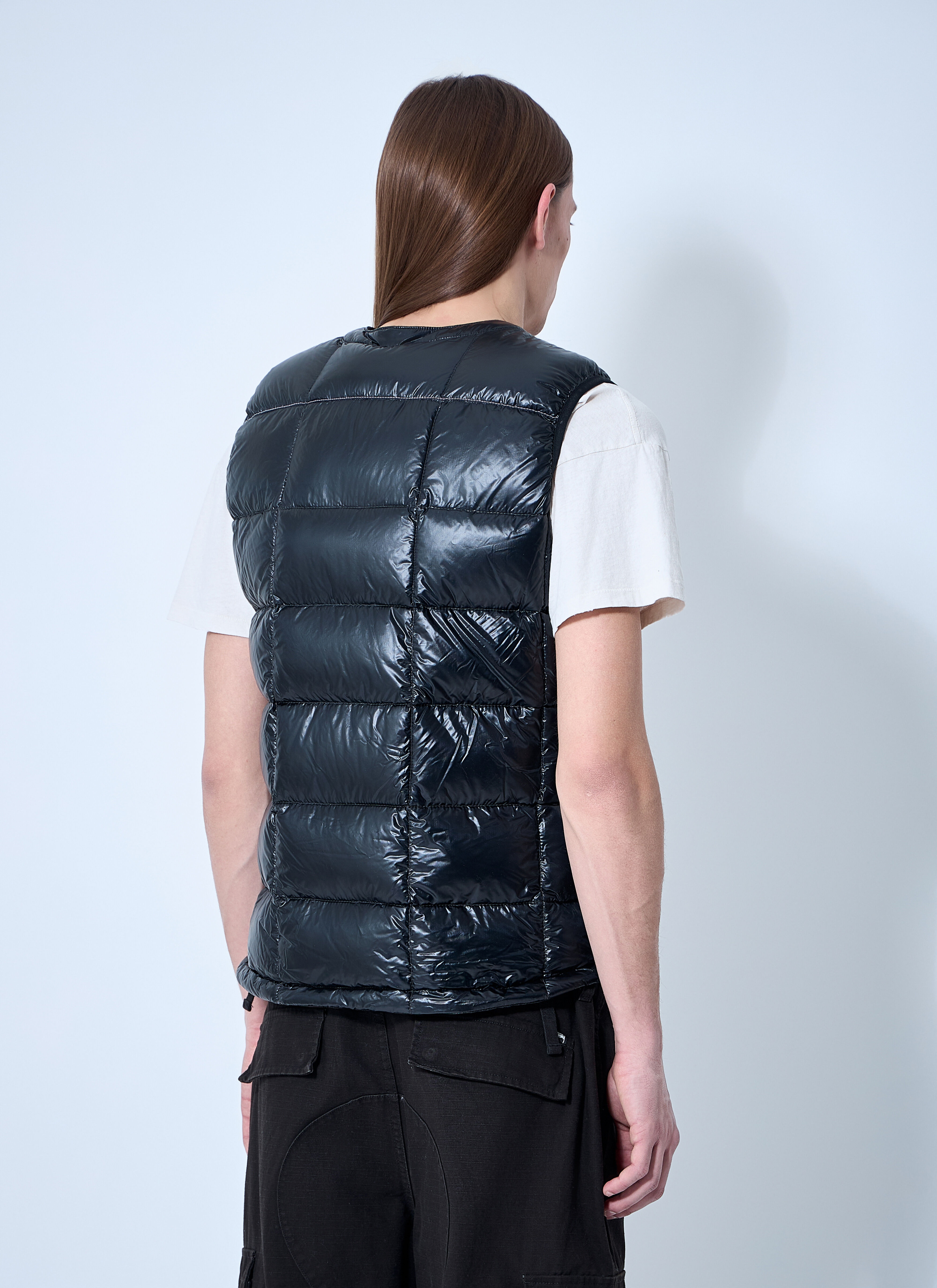 Quilted Down Vest - 4