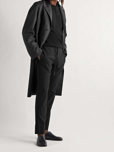 Maison Margiela Tapered Virgin Wool Drawstring Trousers outlook