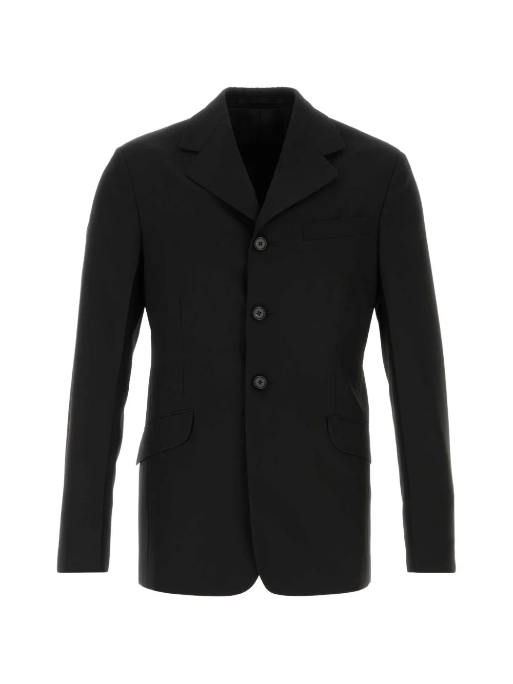 single-breasted notched-lapels blazer - 1