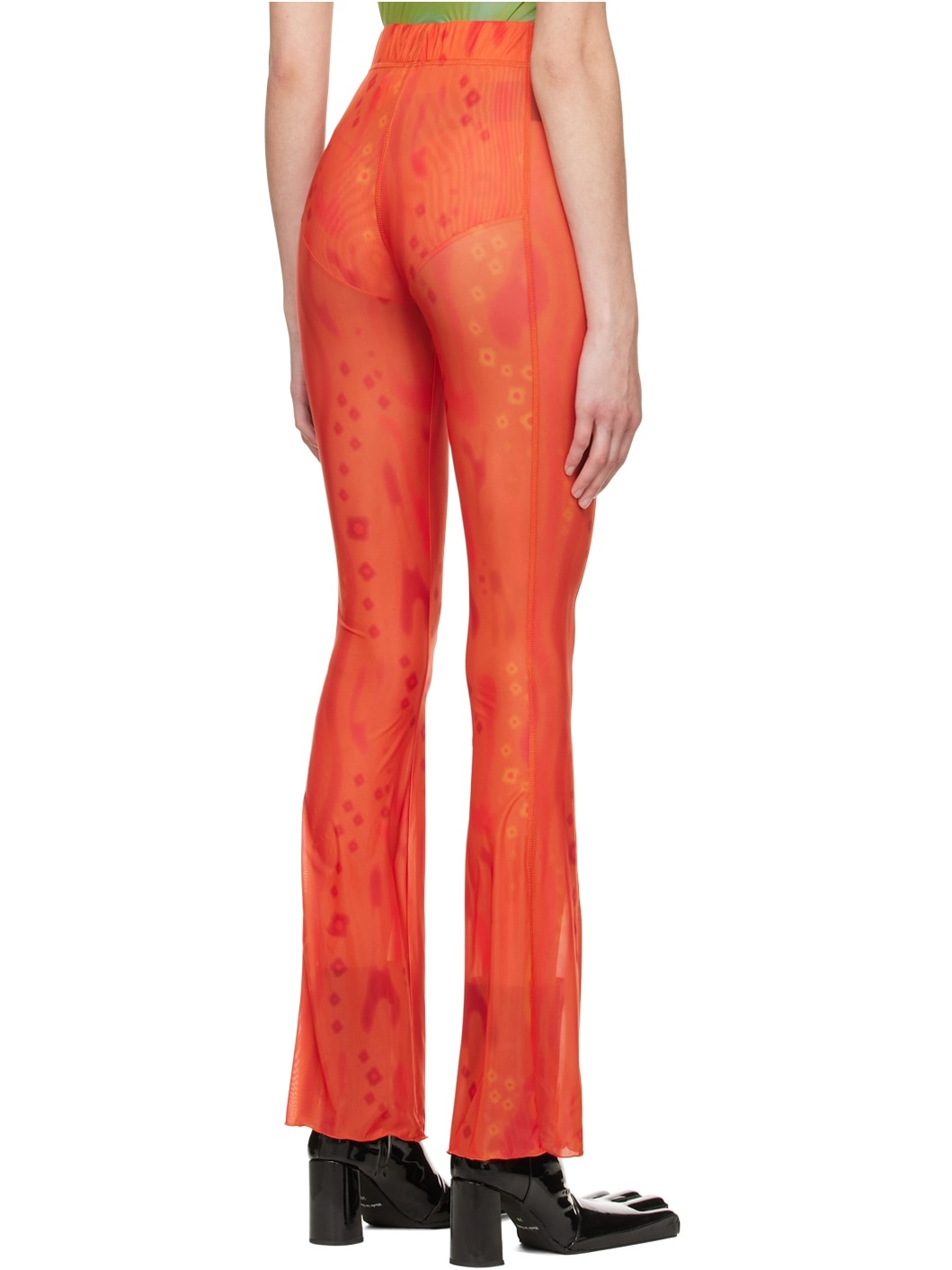 Orange Apartment Trousers - 3