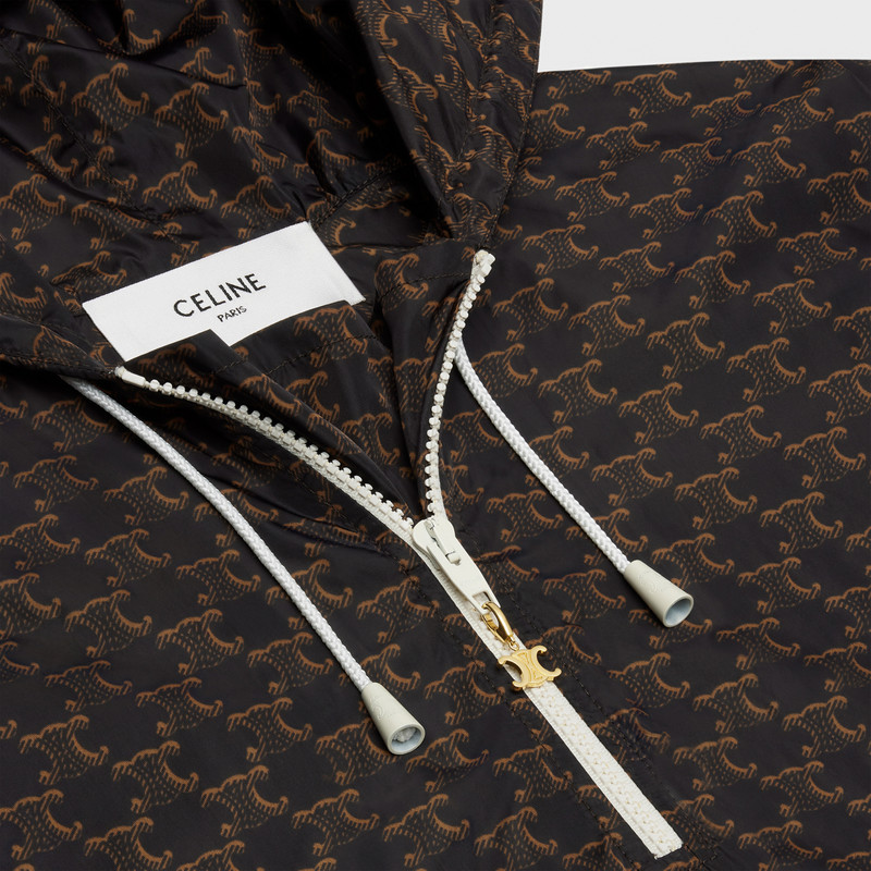 WINDBREAKER PONCHO WITH MONOGRAM IN NYLON 3