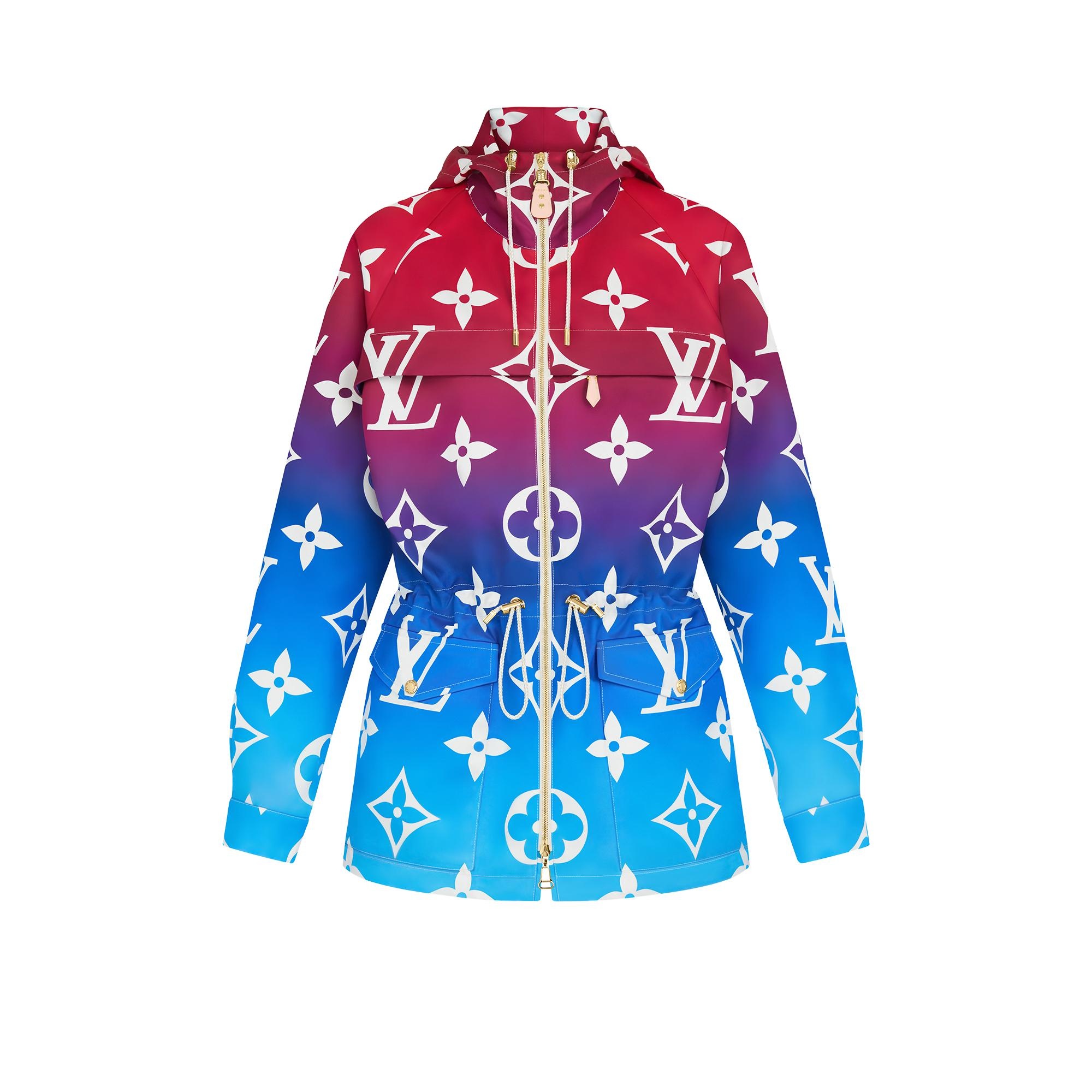 Sunset Monogram Lightweight Hooded Parka - 1