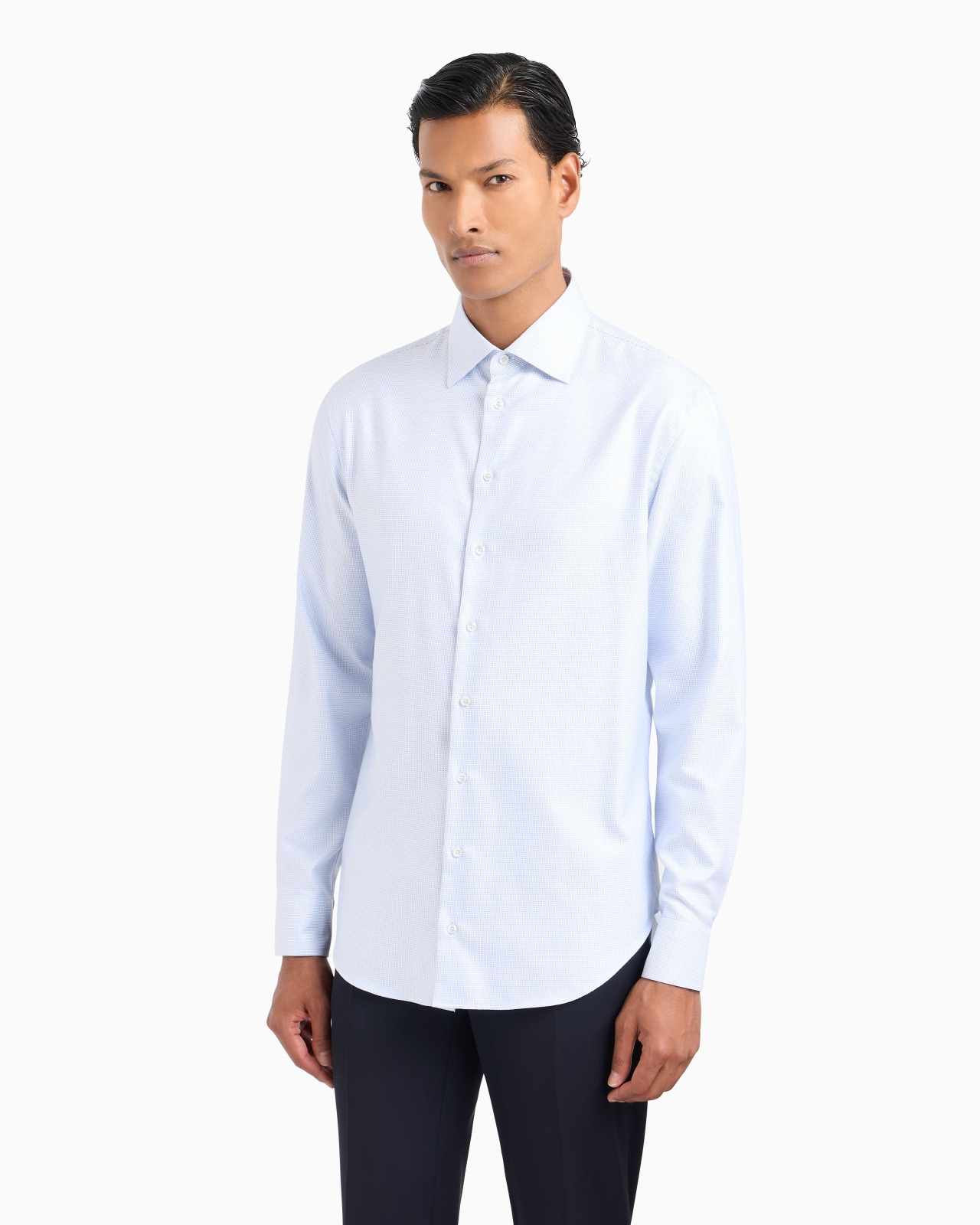 Regular-fit shirt made from micro-woven cotton - 4