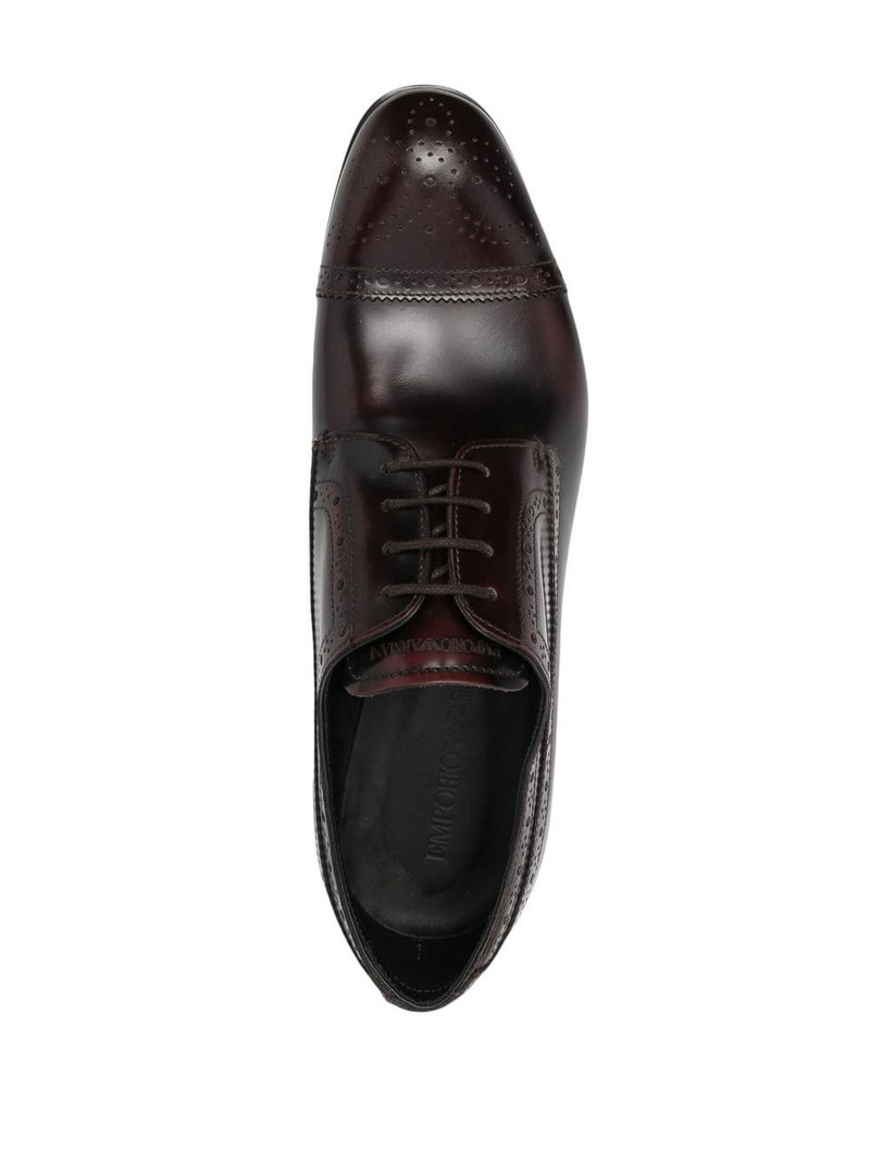 lace-up leather brogues 4