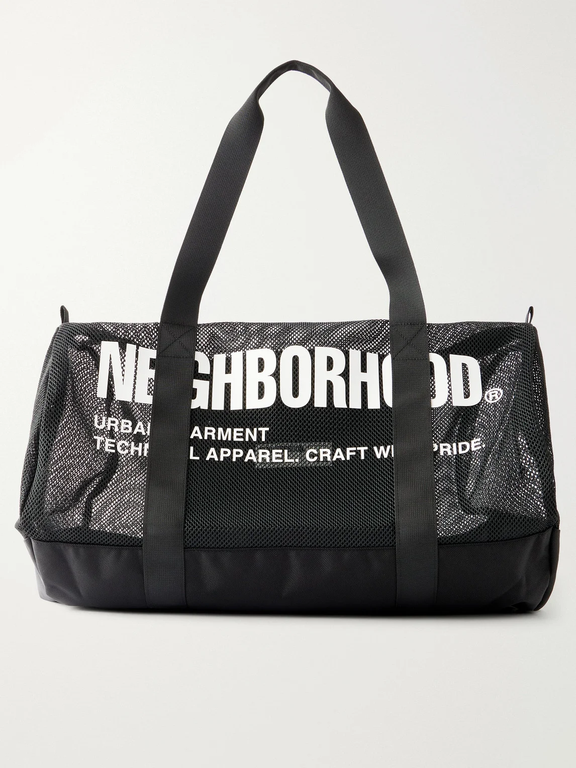 Logo-Print Mesh Weekend Bag - 1
