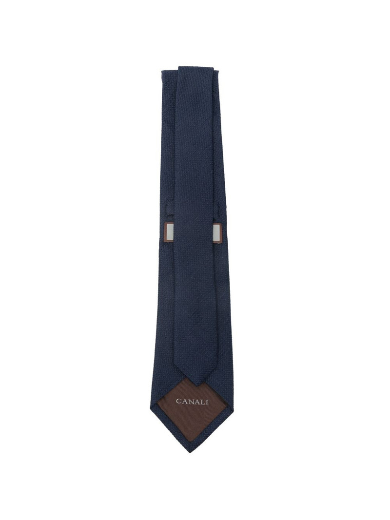 Canali textured tie outlook