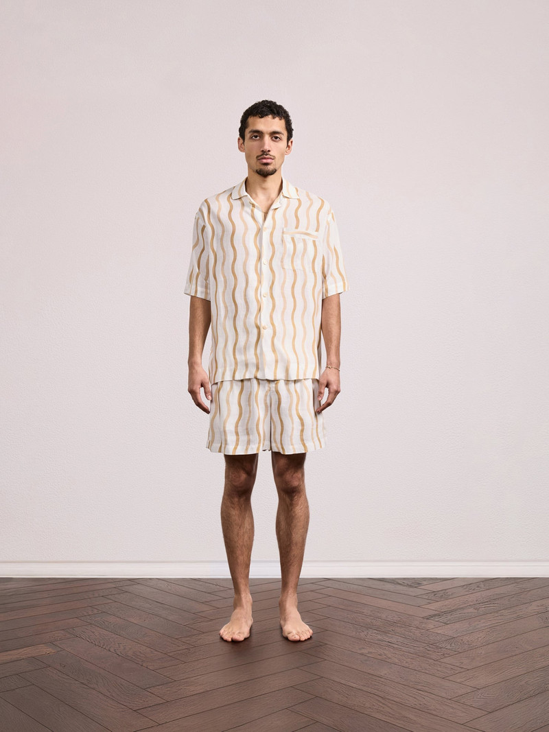 LUCAS LINEN-BLEND SHORTS 3