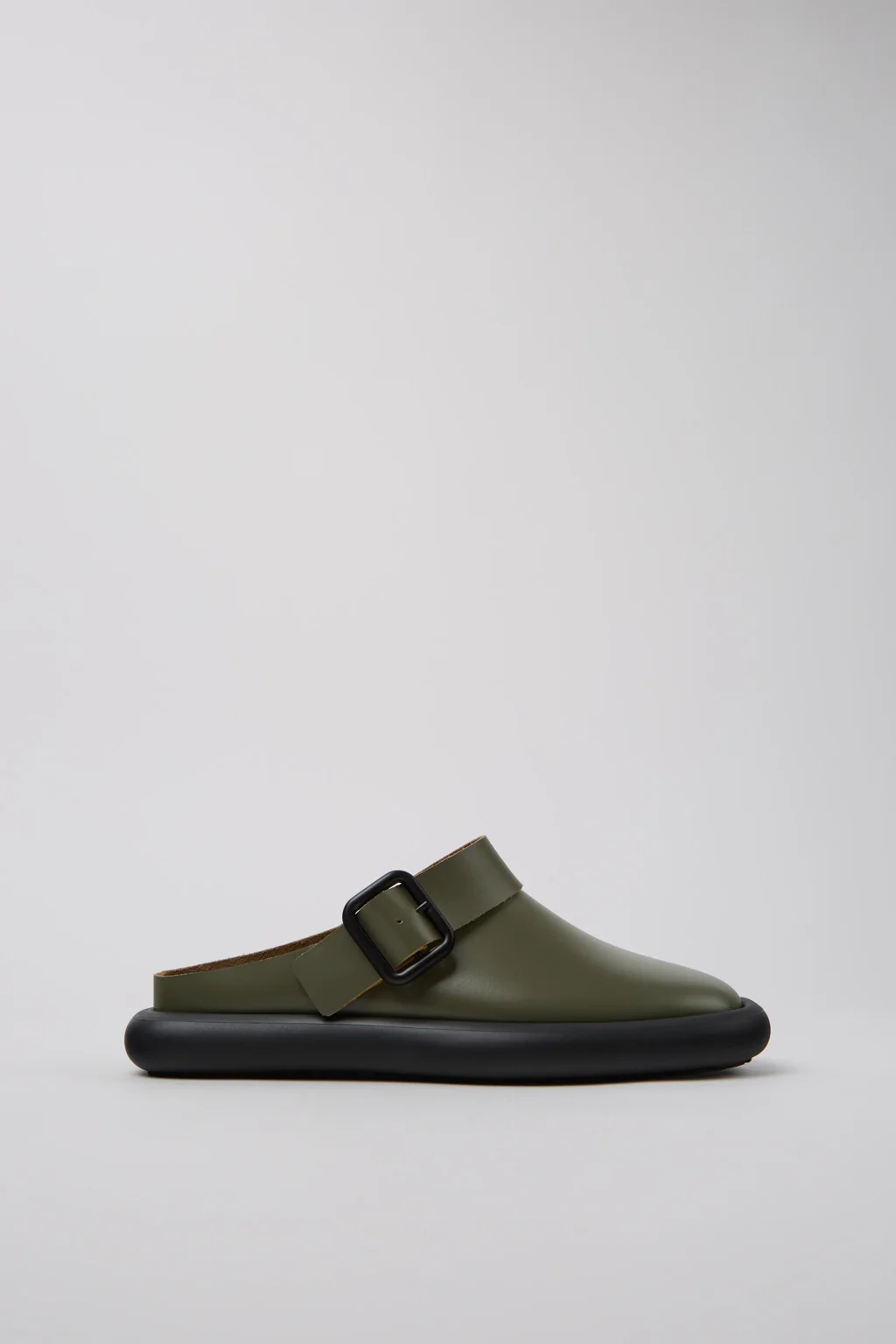 Onda Green Leather Sandals for Women. - 1